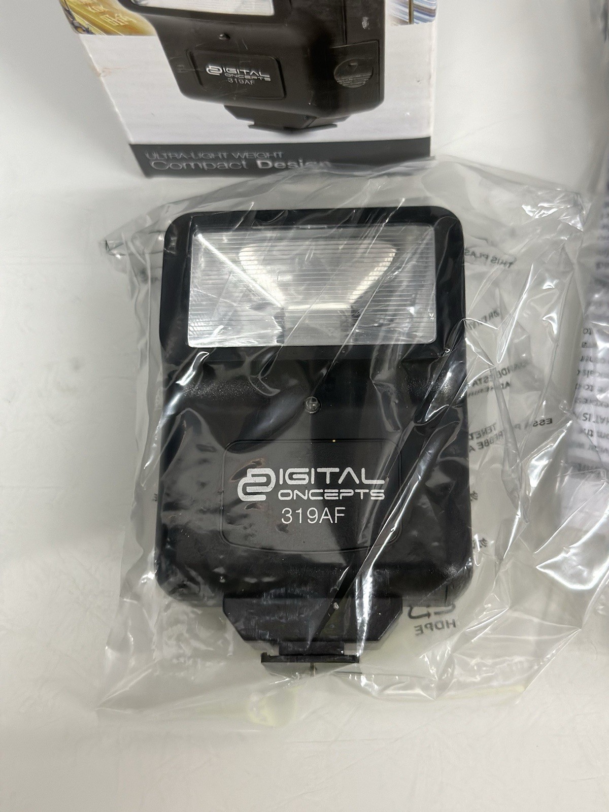 Digital Concepts Digital Slave Camera Flash 319AF New For Canon DSLR & Bracket