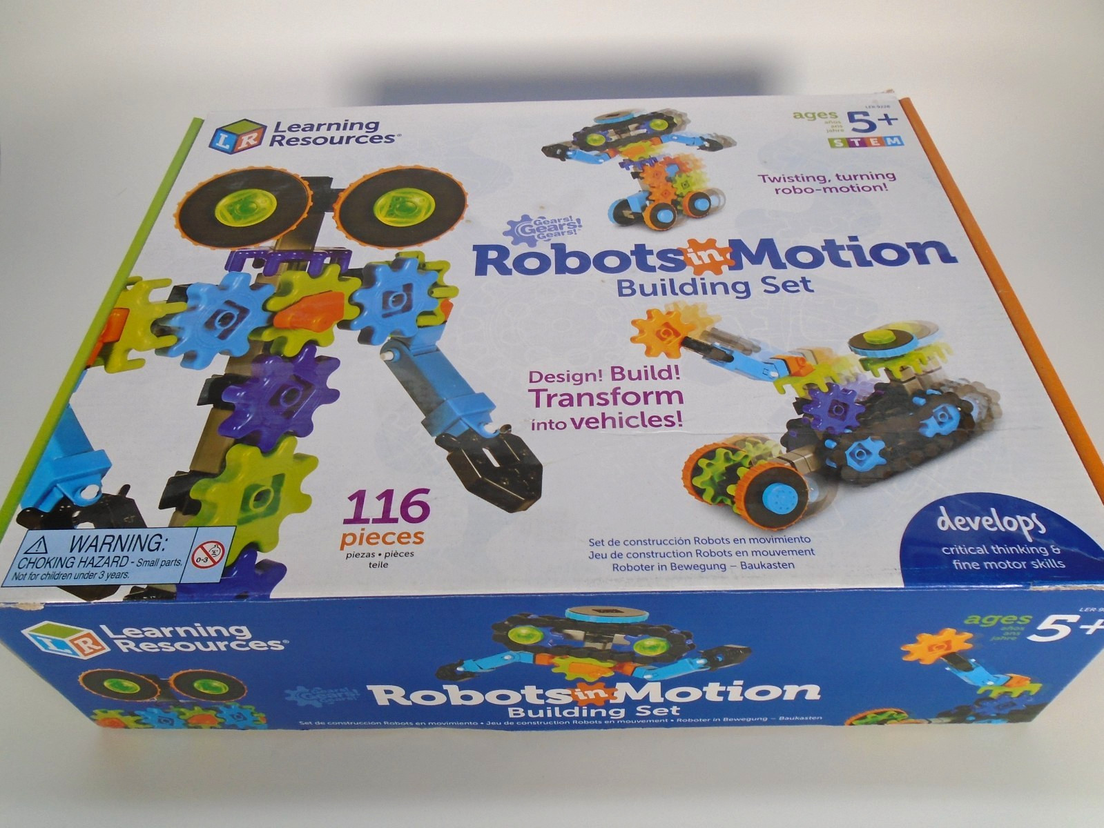 Learning Resources Gears! Robots in Motion Building Set Critical Thinking Skill