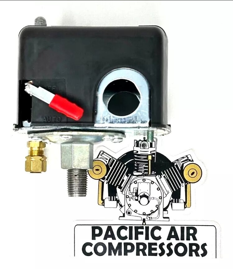 FHG195112 CLASS 9013 SQUARE D PRESSURE SWITCH W/ ON-OFF LEVER 105-135 PSI NEW