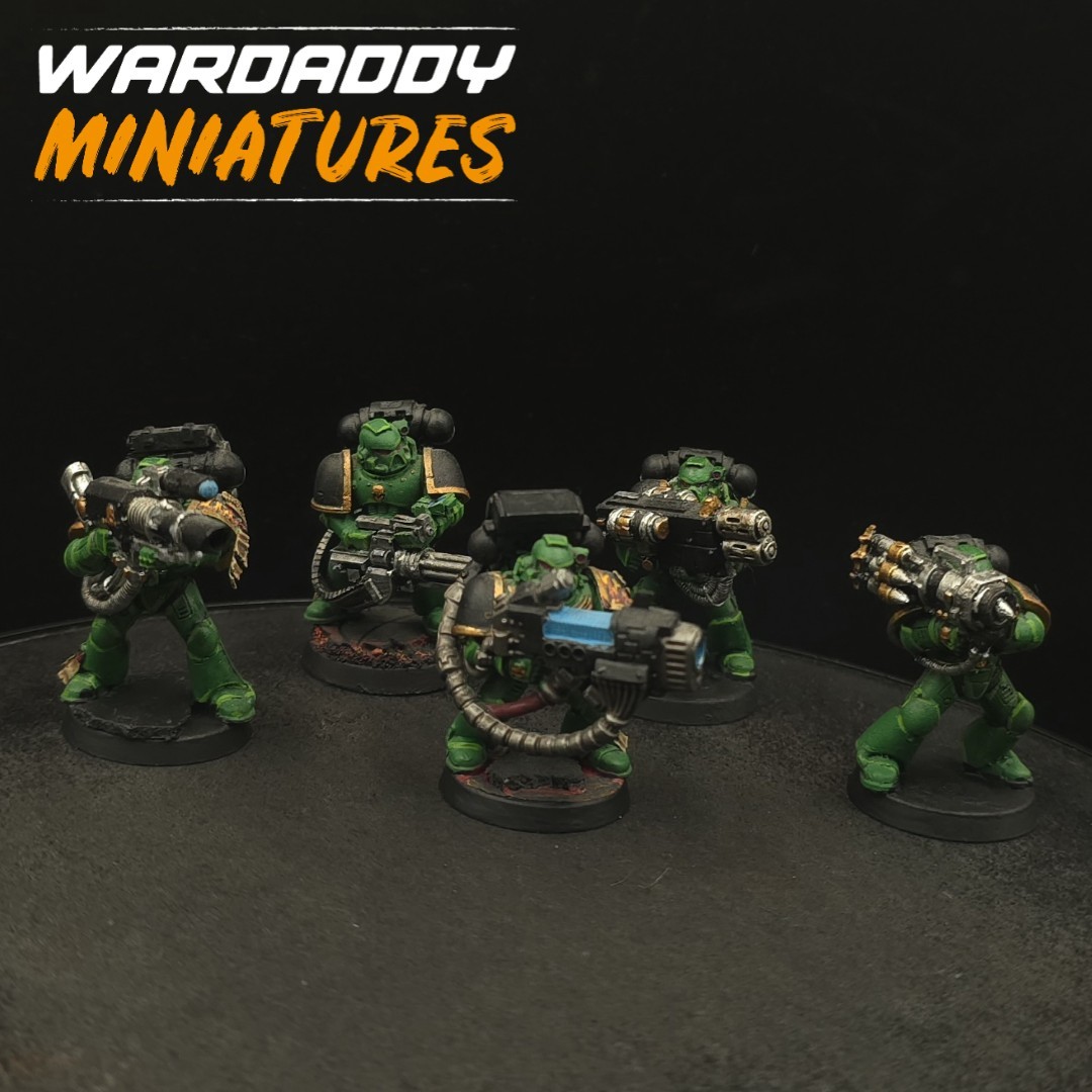 Pro Painted Warhammer 40k Salamanders Devastators ×5 Lot H Games Workshop