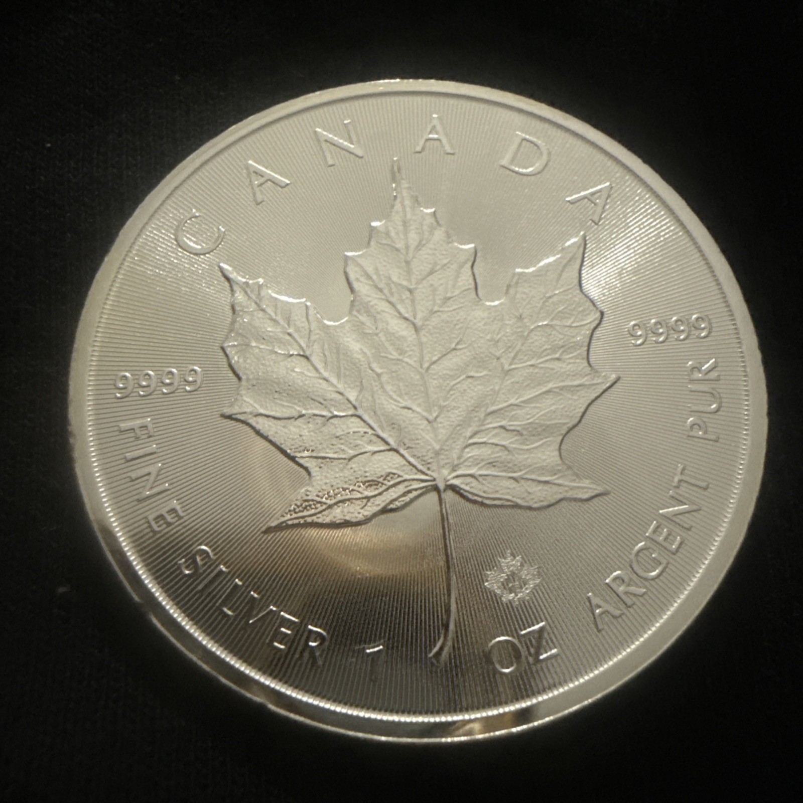 Canada Maple Leaf 2015 Silver Coin 1 oz .9999 Fine