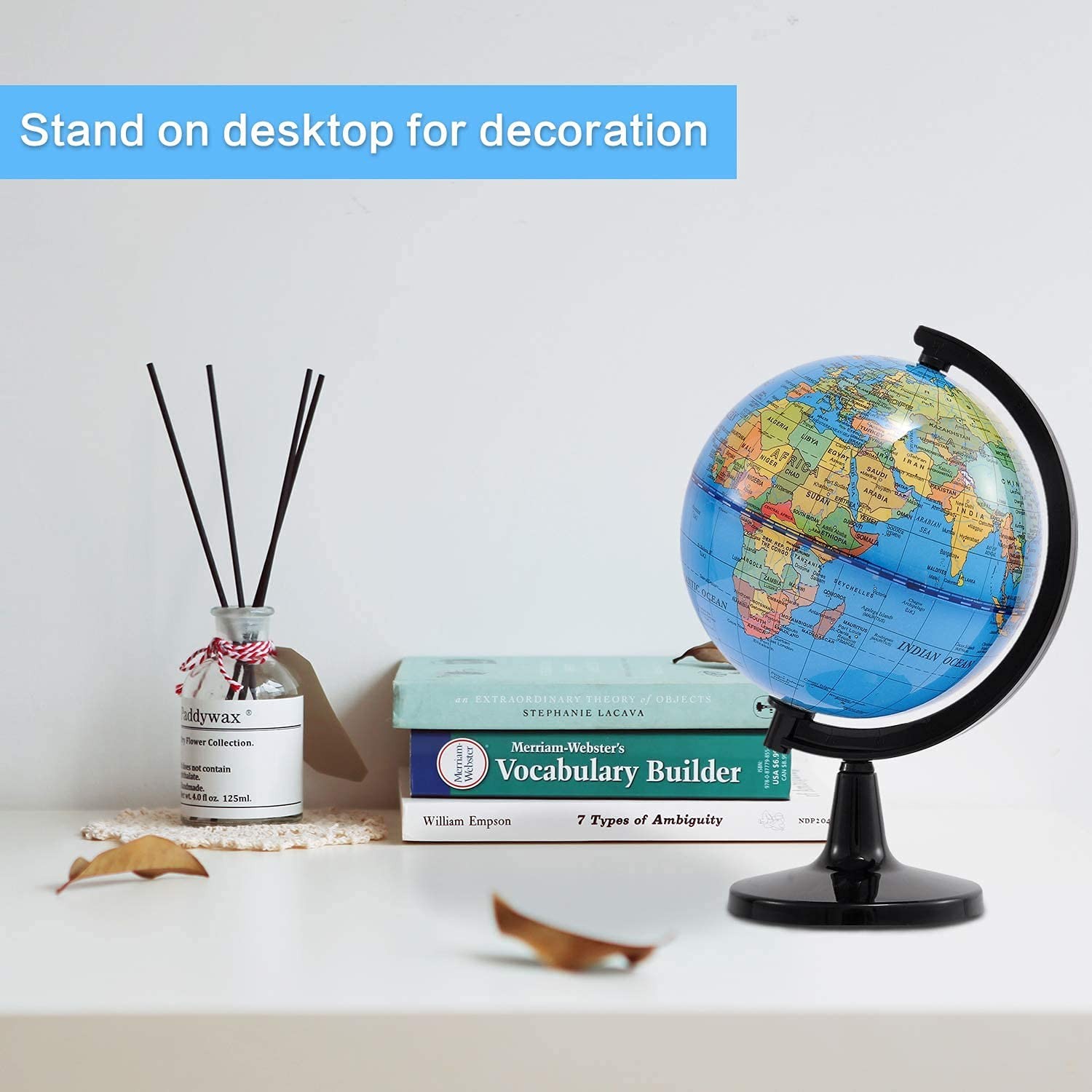 4'' World Globe Kids Learning Educational Rotating World Map Globes Mini Size