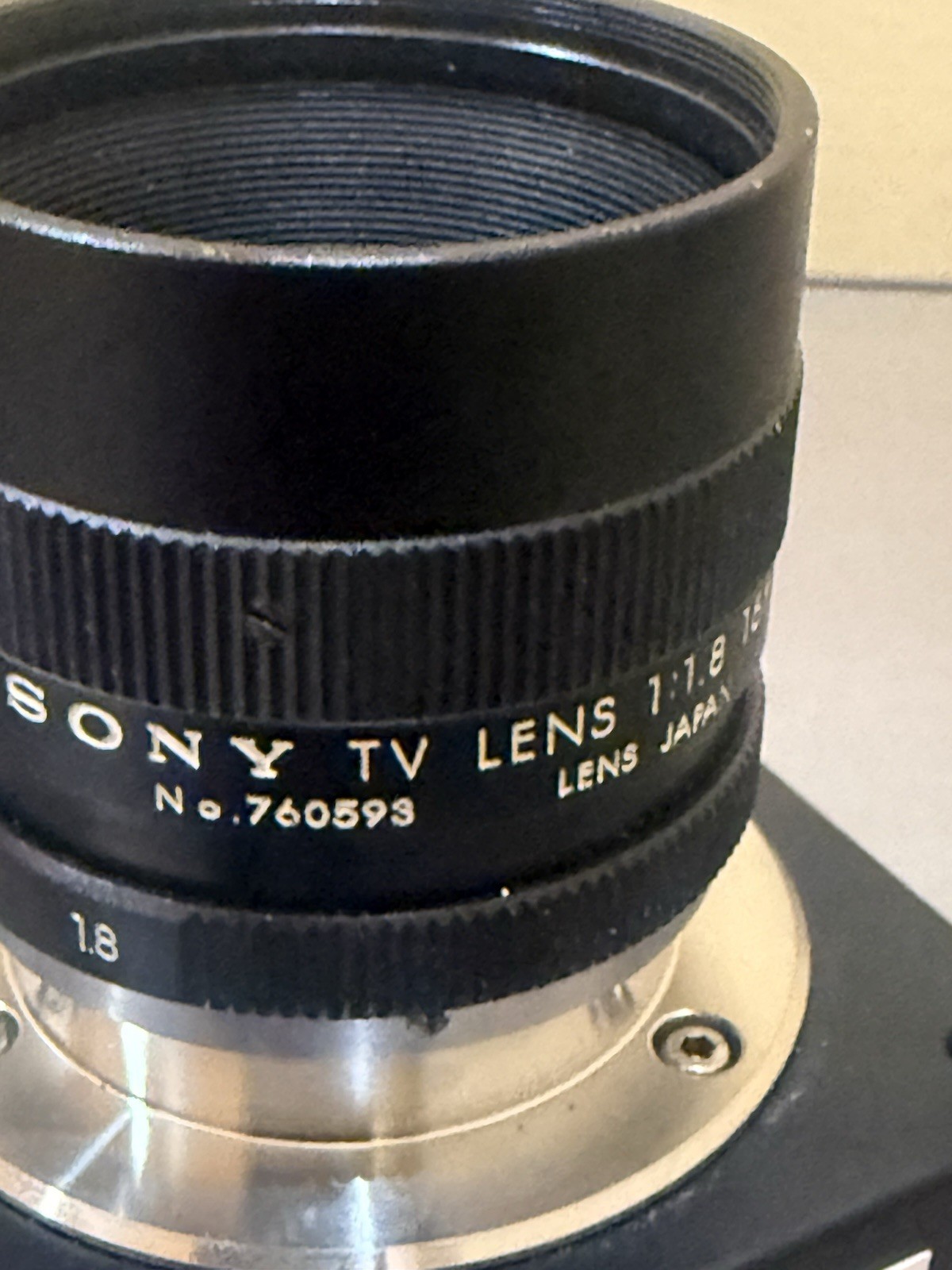 AmScope Microscope Digital Camera MU300 And Sony TV Lens 1:1.8 16mm