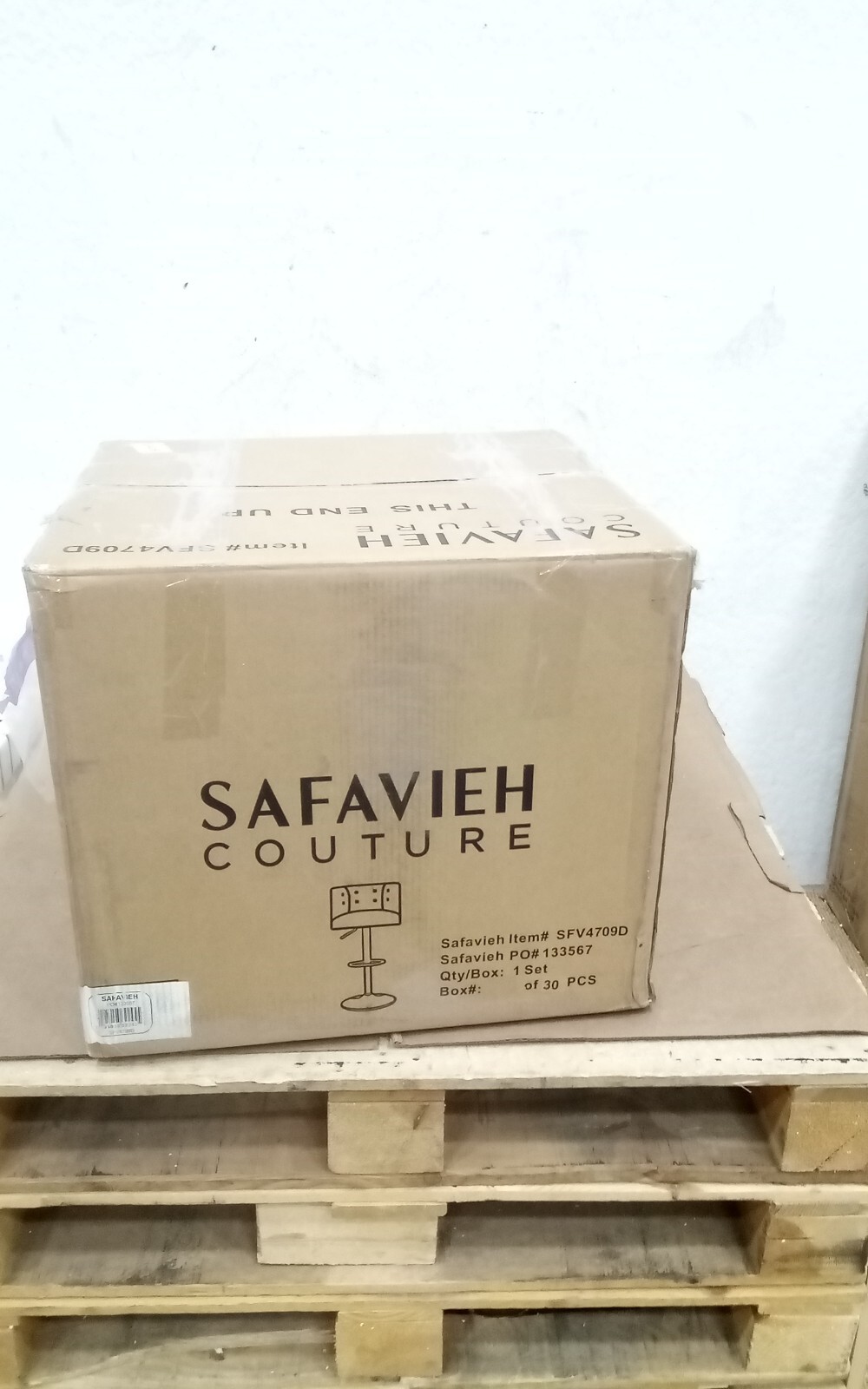 Safavieh Adjustable Boucle Barstool, Reduced Price 2172725136 SFV4709D