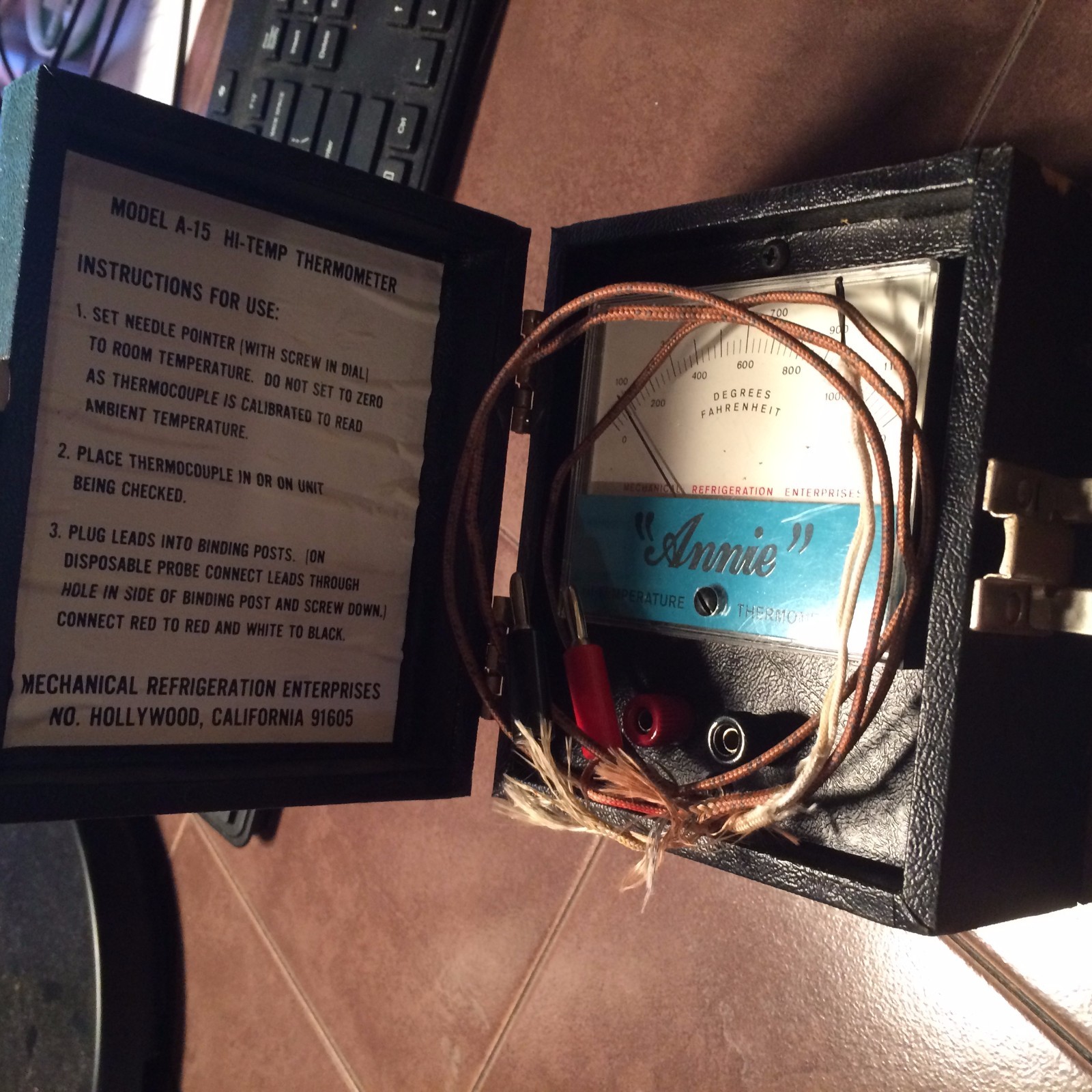 A-15 Annie Hi Temperature Thermometer Analyzer