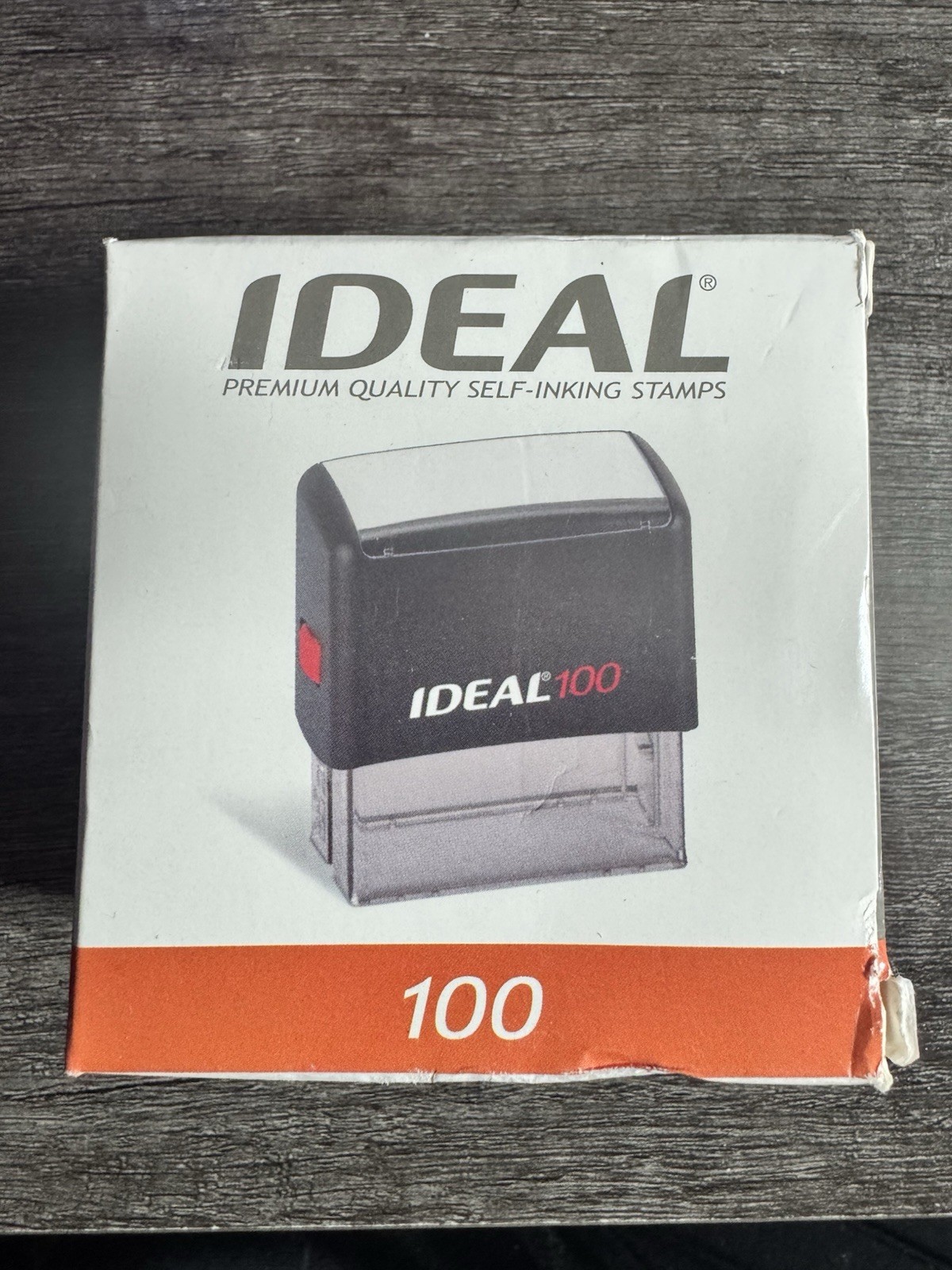 IDEAL 100 Premium Quality Self Inking Stamp -RECEIVED "Date" and "Case #"