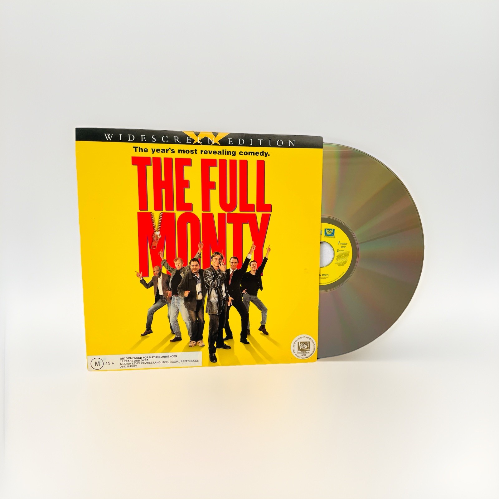 The Full Monty (Robert Carlyle, 1997) Classic 90s Comedy Laserdisc LD, VGC