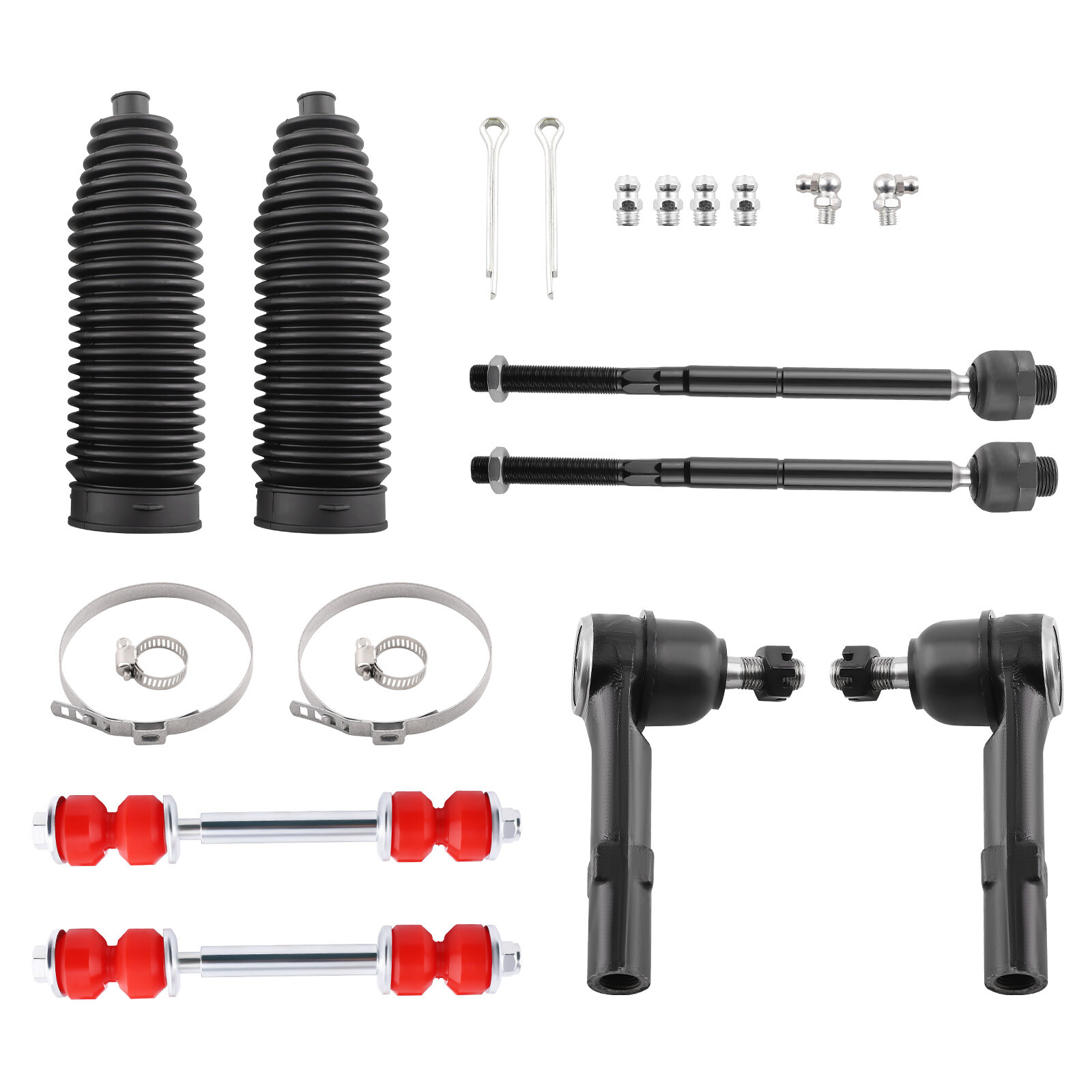12x Front Upper Lower Control Arms for 2007-2013 Escalade Silverado Sierra 1500