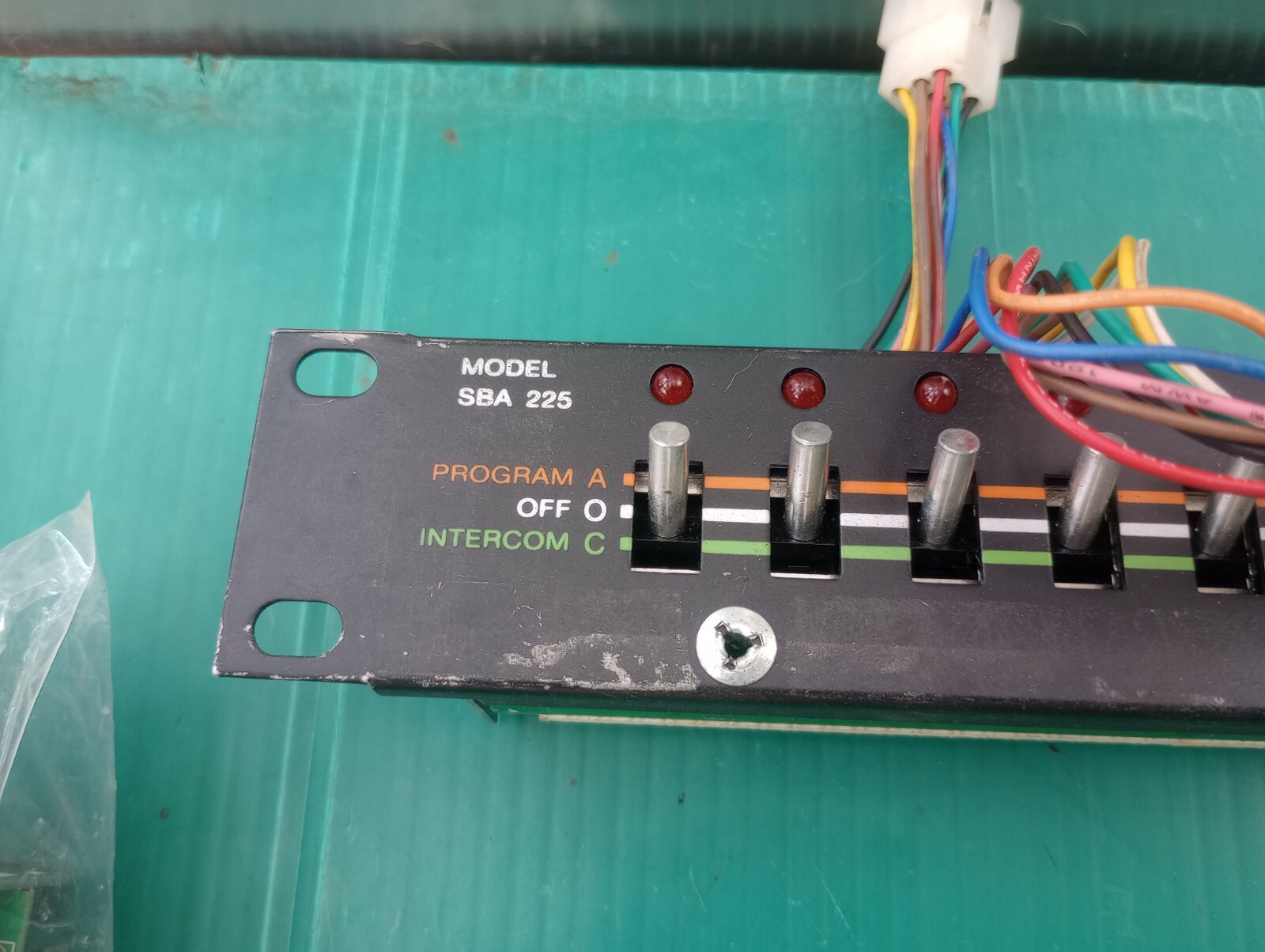Bogen SBA-225 Intercom System 25-Key Station Selector Switch Panel - used
