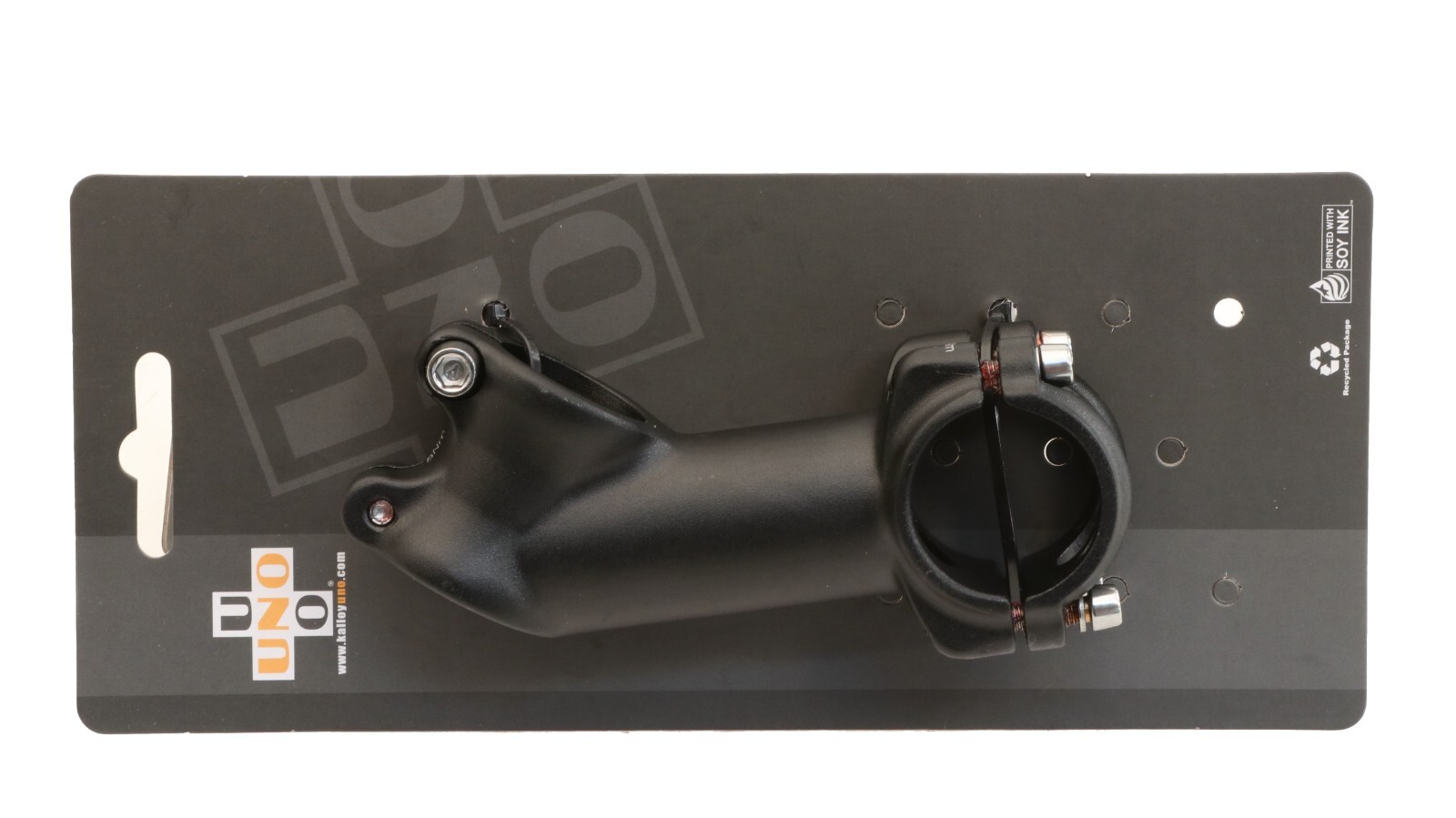 Kalloy Uno AS021 Alloy MTB/Road Stem 110mm -/+ 35° 31.8mm Clamp 1 1/8" Black NEW