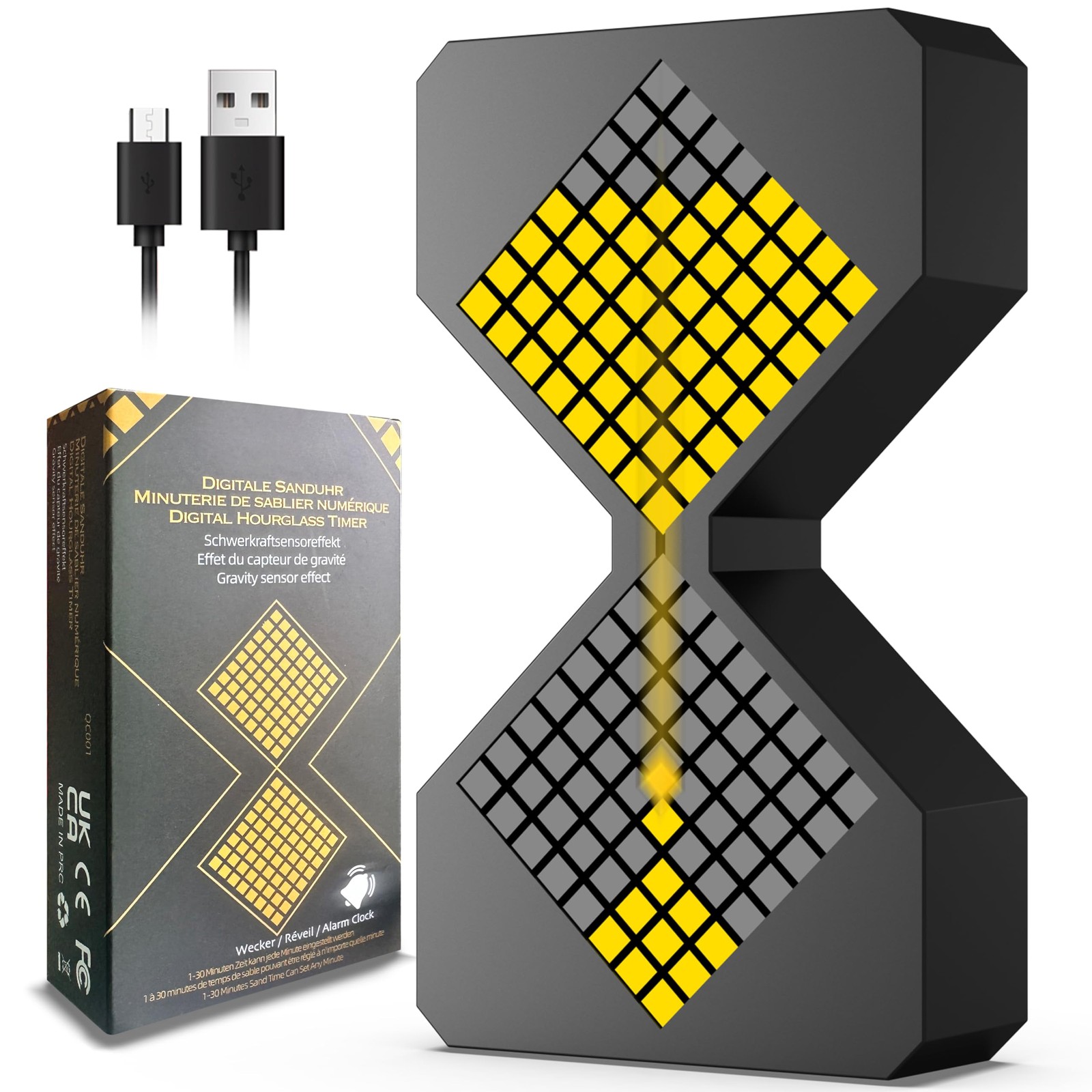 LED Digital Hourglass Timer