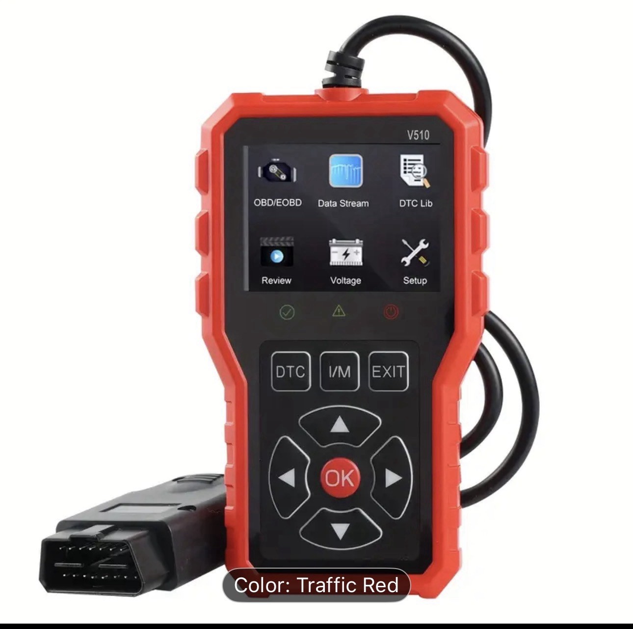OBD2 Scanner Diagnostic Tool. New 2025! Available In Red. All Makes All Models.