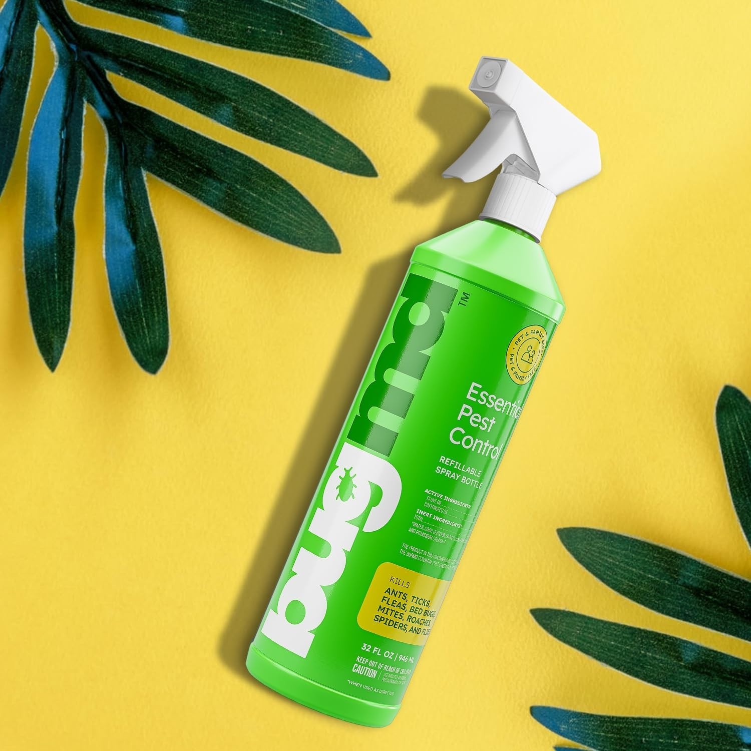 Bug MD 32 Fl. Oz. Bottles only for Essential Oils No Bugs Live
