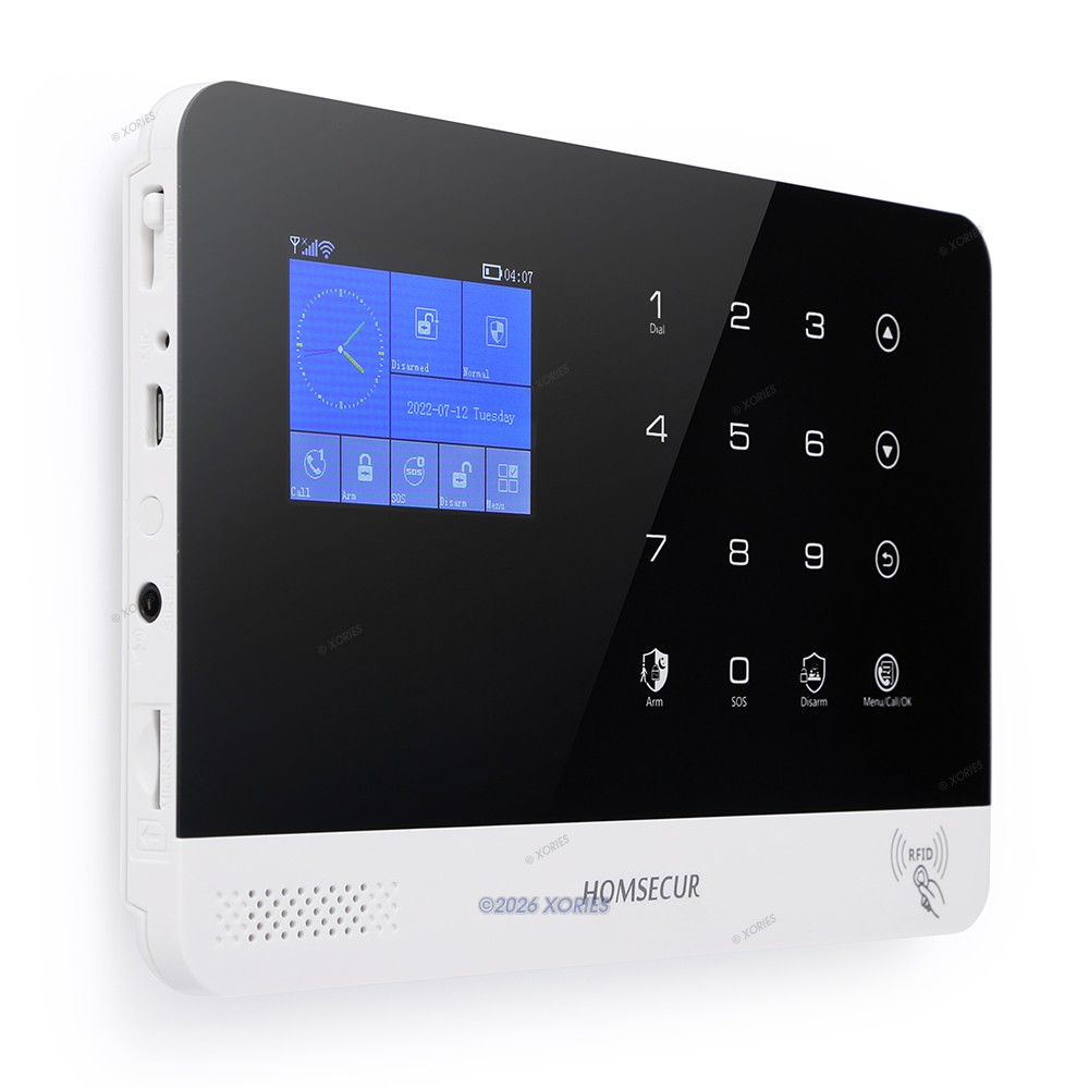 HOMSECUR Wireless WIFI 4G GSM LCD Home Security Alarm System