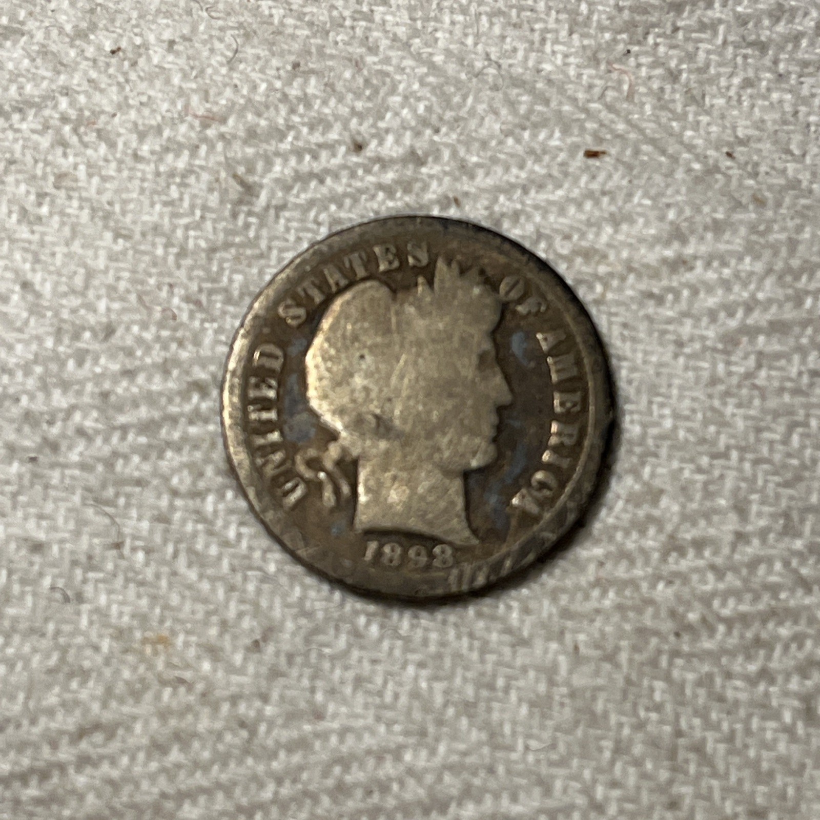 1898 Barber Dime