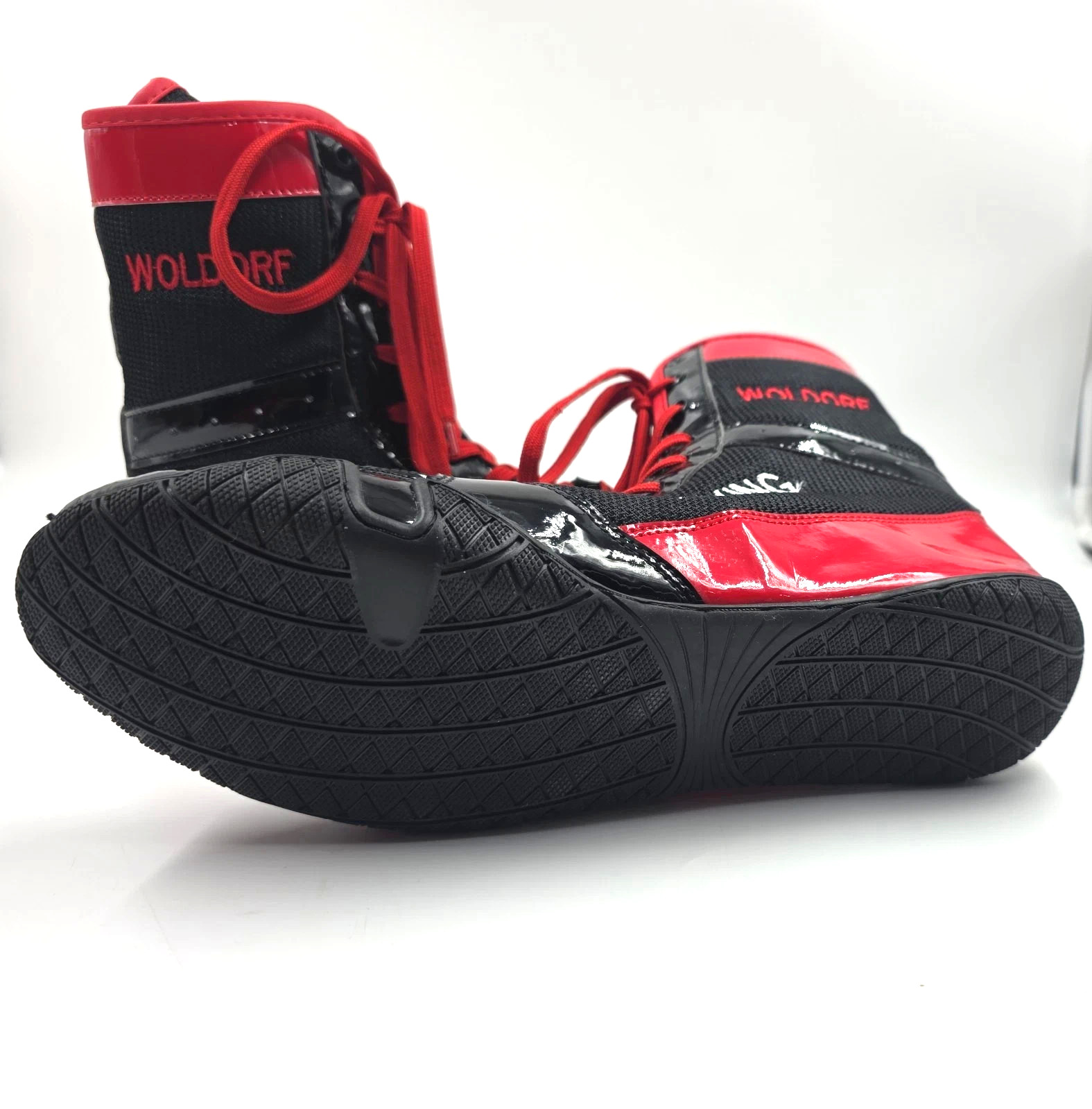 Athletic Lightweight Boxing Shoes High Ankle Support Fight Training Ring Boots