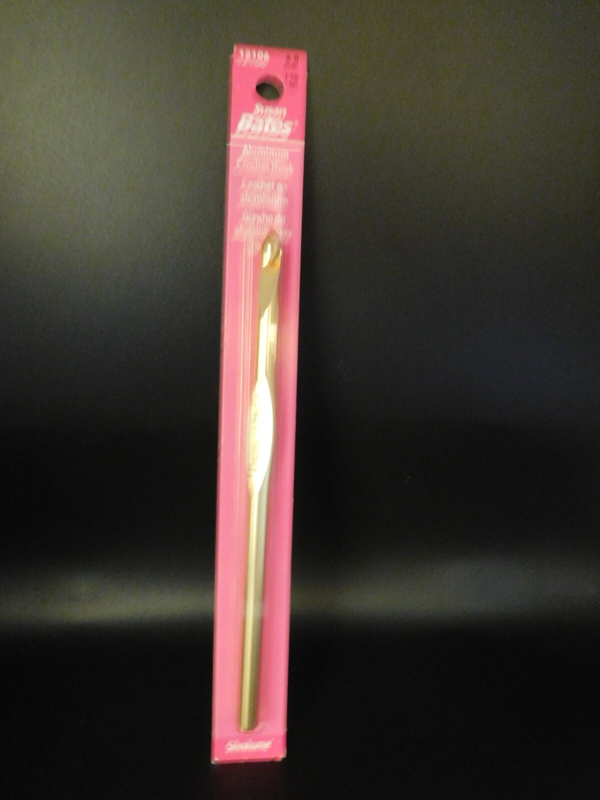 Susan Bates Aluminum crochet Hook Size 6.0 J-10US