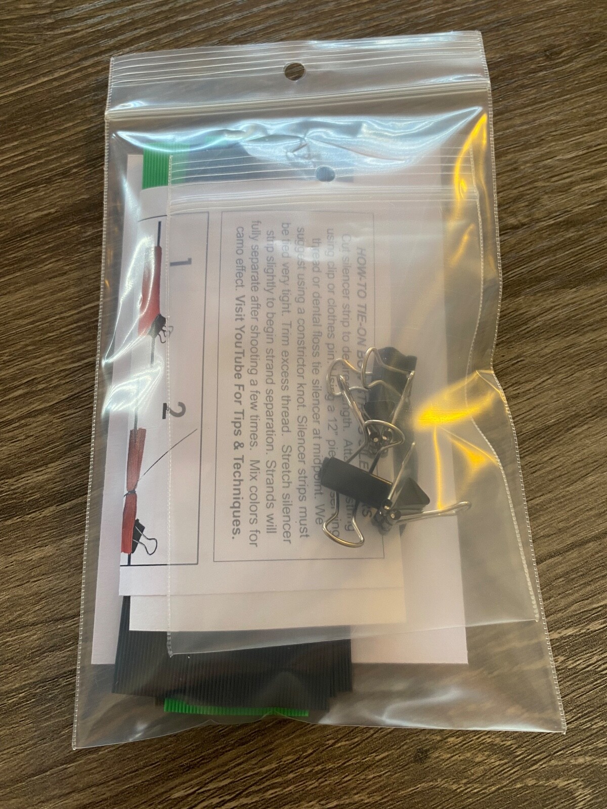 PRO Bow String CAT WHISKER - COMPLETE KIT - CAMO - Silencer Silencers Archery