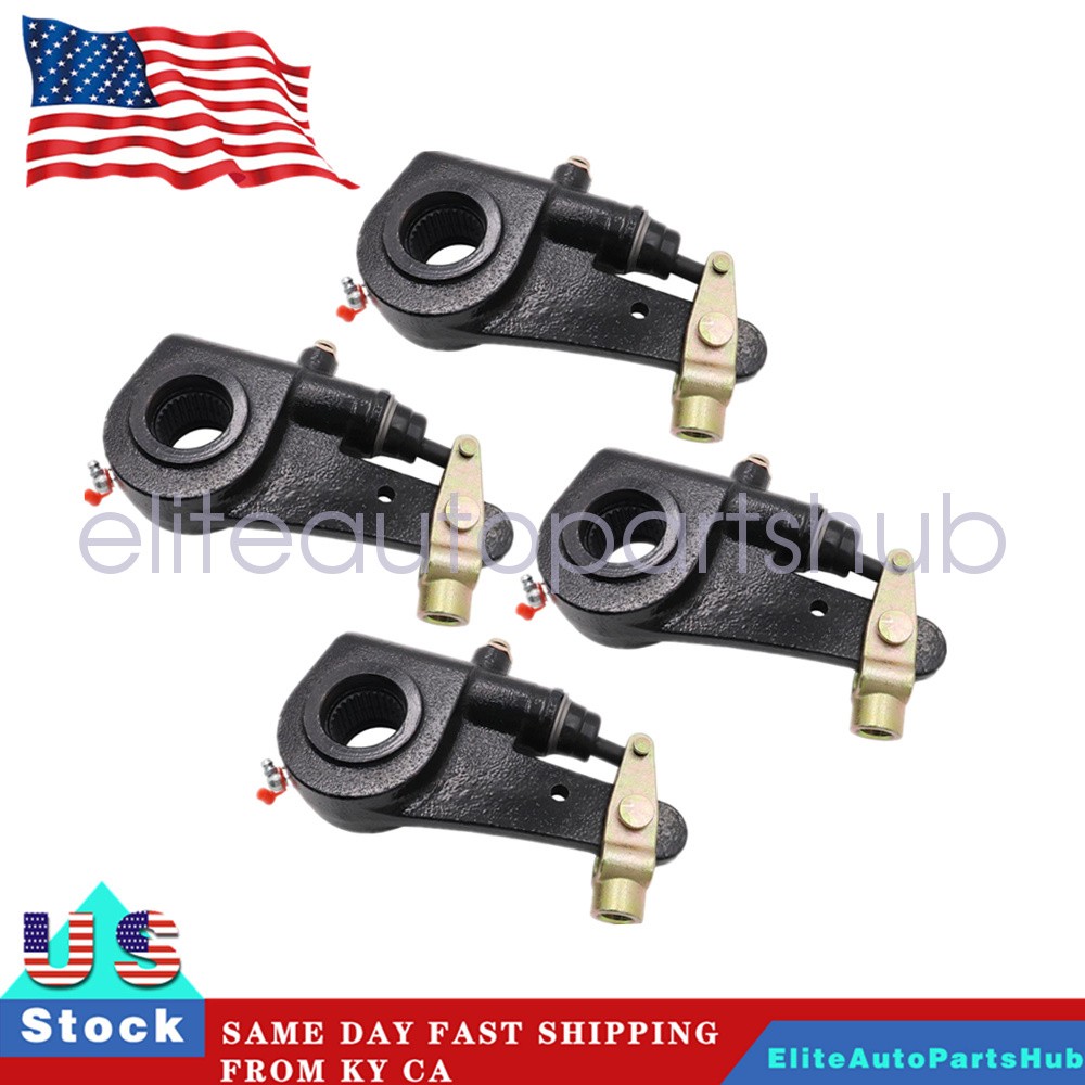 4x Auto Slack Adjuster 28 Spline 5.5" For Meritor R801073 E11401 801073