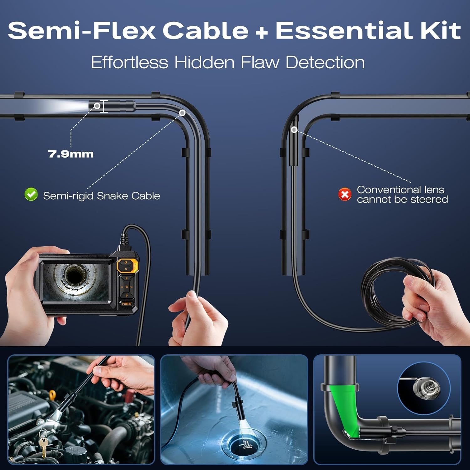 High-Resolution Inspection Camera for Mechanics