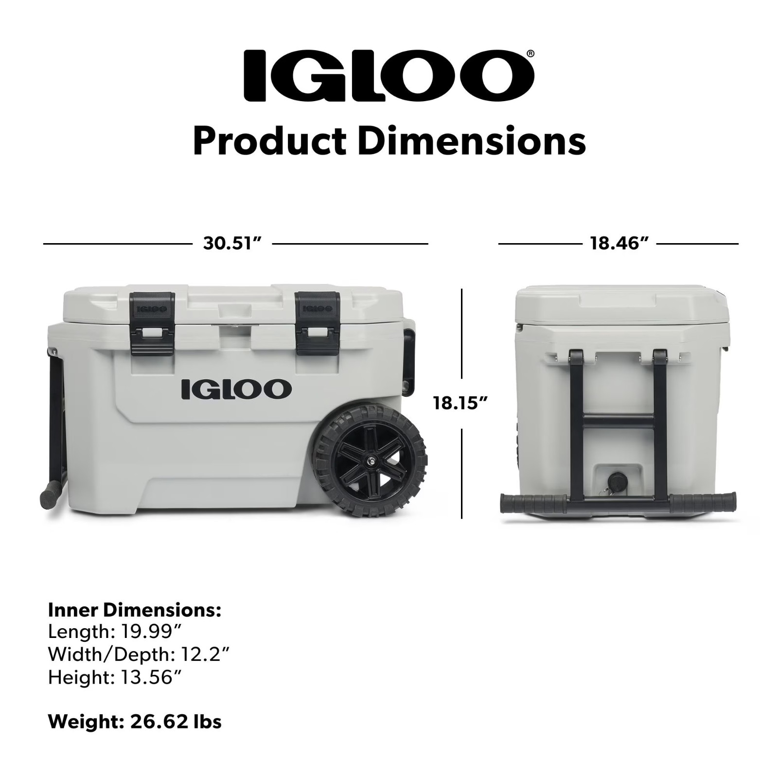 Igloo 65 Quart Yukon Performance Cooler with Wheels