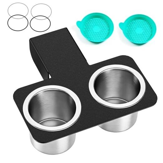 Car Cup Holder, Stainless Steel Truck Drink Holders for 73-87/91 Chevy/GMC C/K