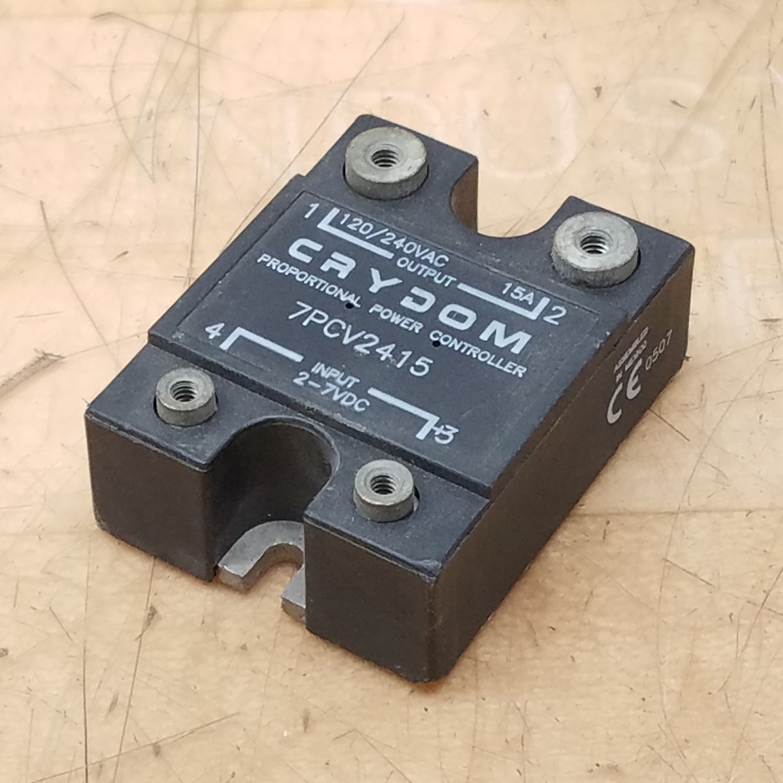 Crydom 7PCV2415 Proportional Power Controller, 120/240VAC Out, 15A Out - USED