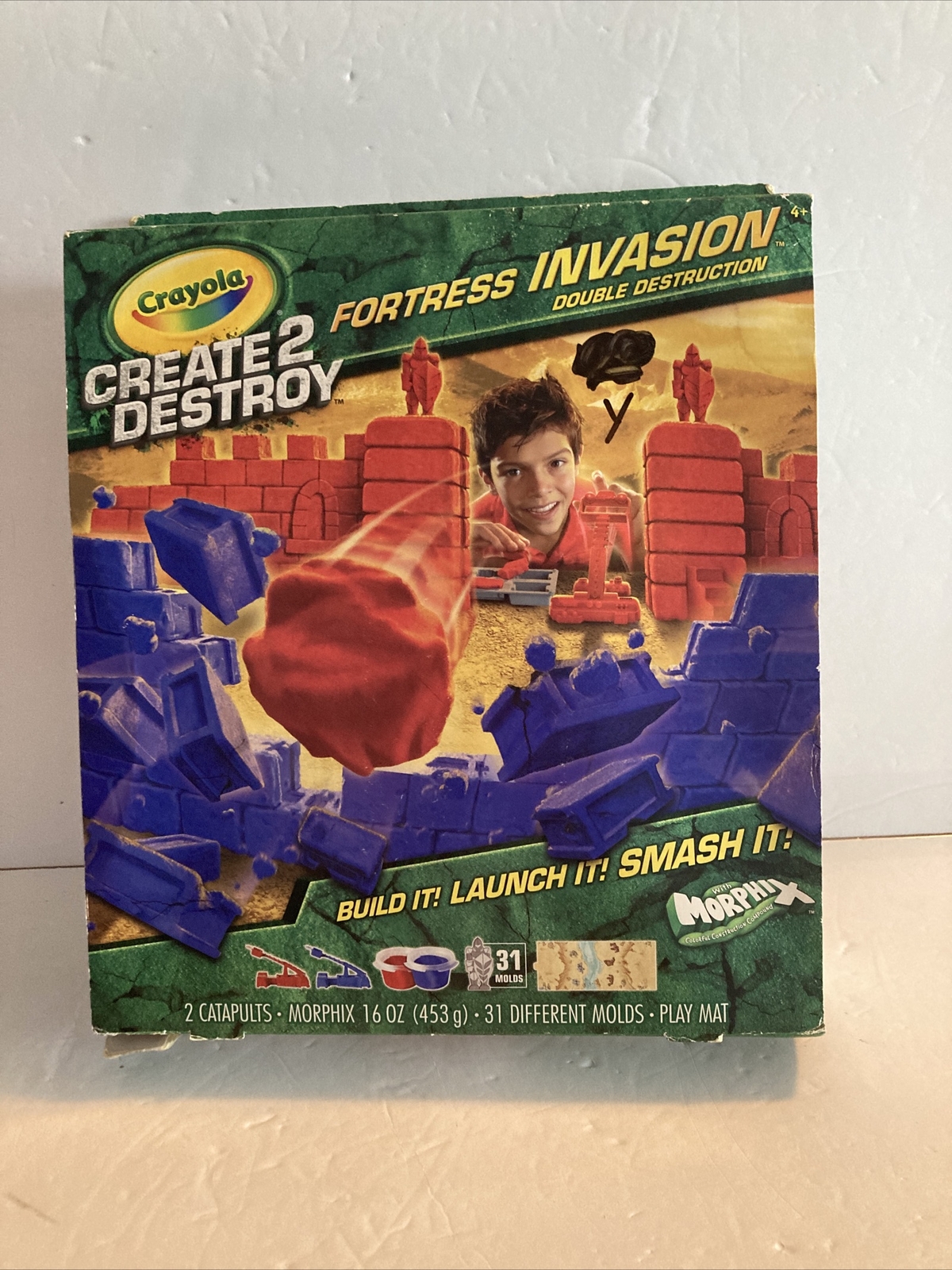 Crayola Create 2 Destroy Fortress Invasion Double Destruction Playset