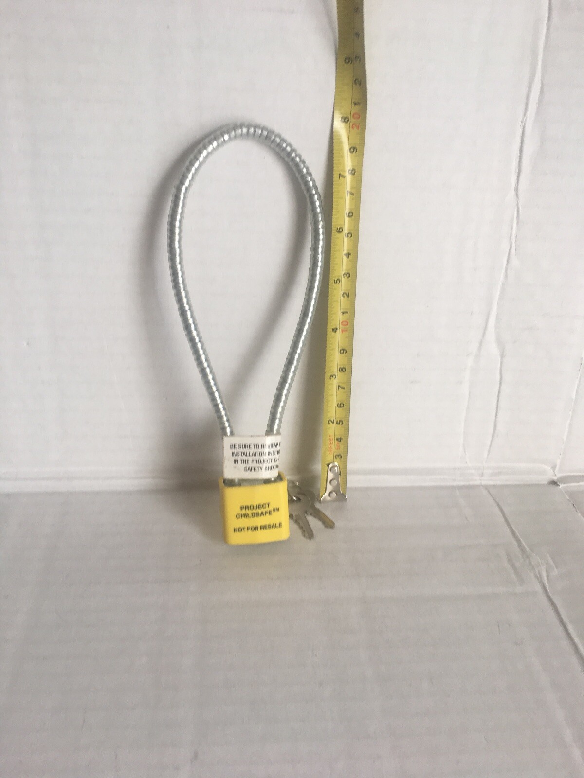 Project Childsafe Steel Cable Gun Lock, NEW No Box