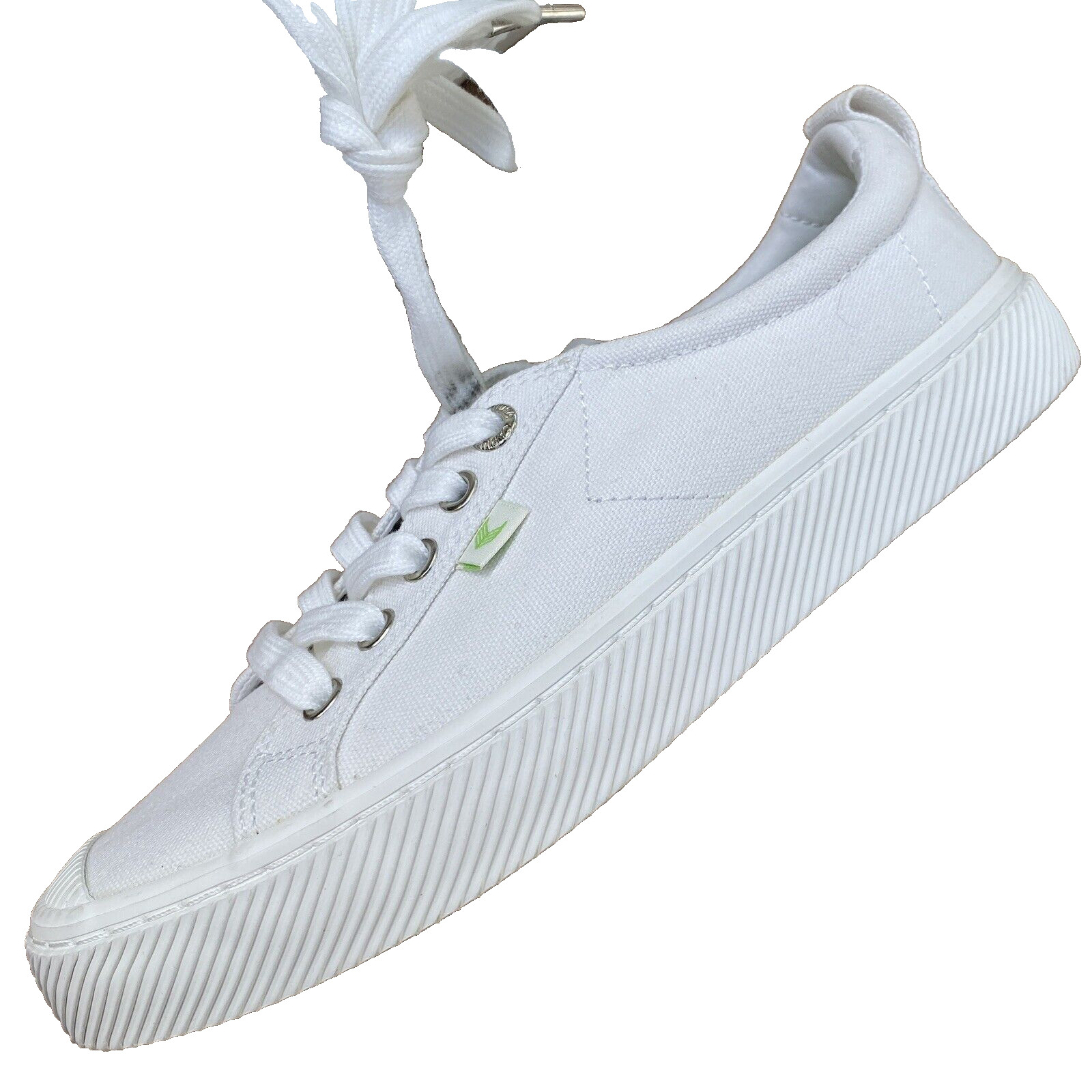 Cariuma Sneakers Womens Sz 8 OCA Low Top Canvas LB3 Off-White Shoes SW-0922