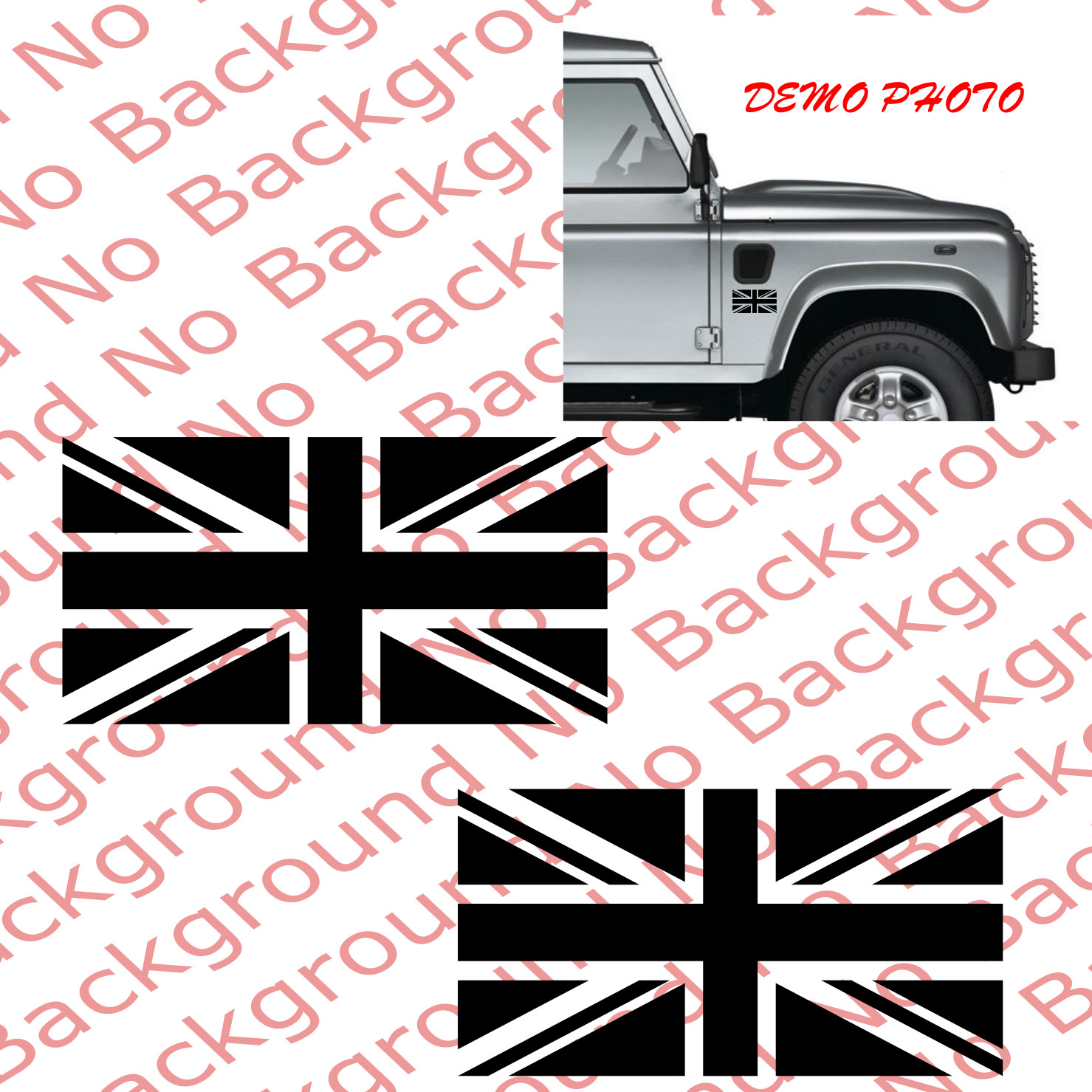 British UK Union Jack Flag Vinyl Decal for Car Window United Kingdom UK001