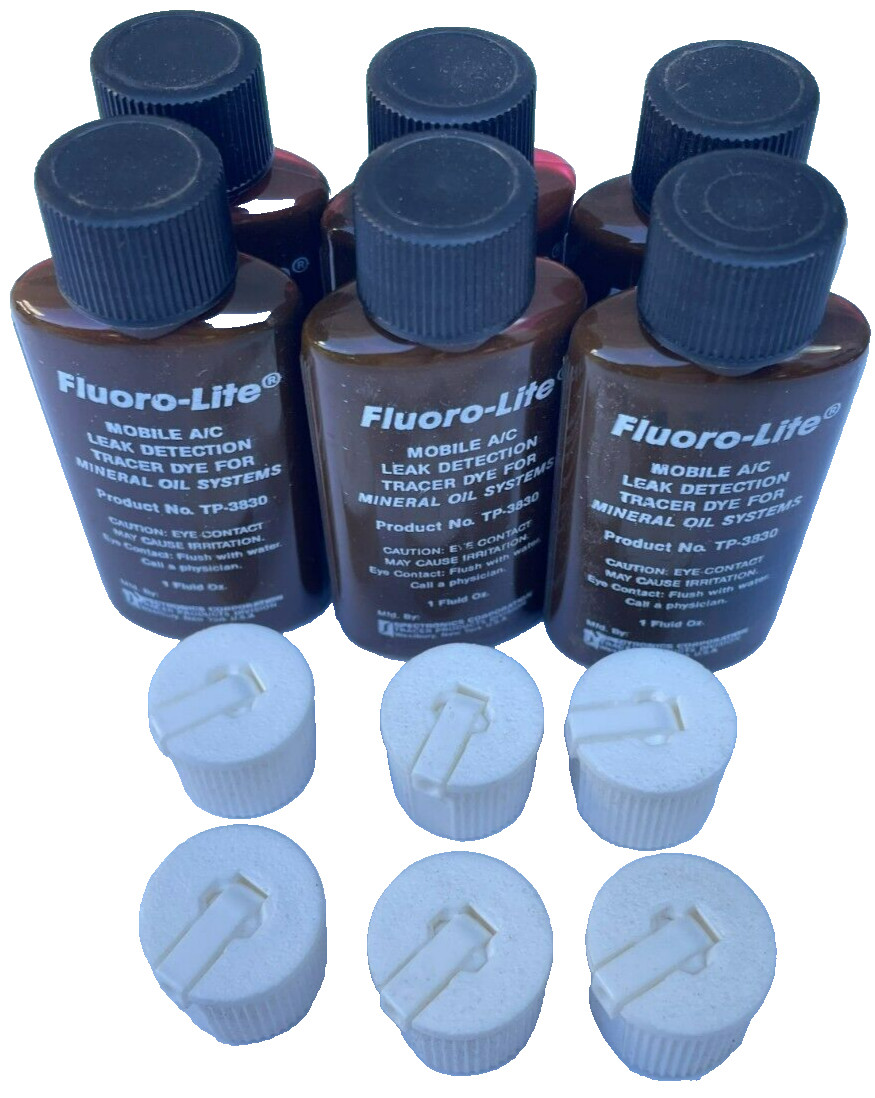 Fluoro-Lite Automotive Leak Detection Tracer Dye TP-3830-0601 A/C R-12 (Lot of 6