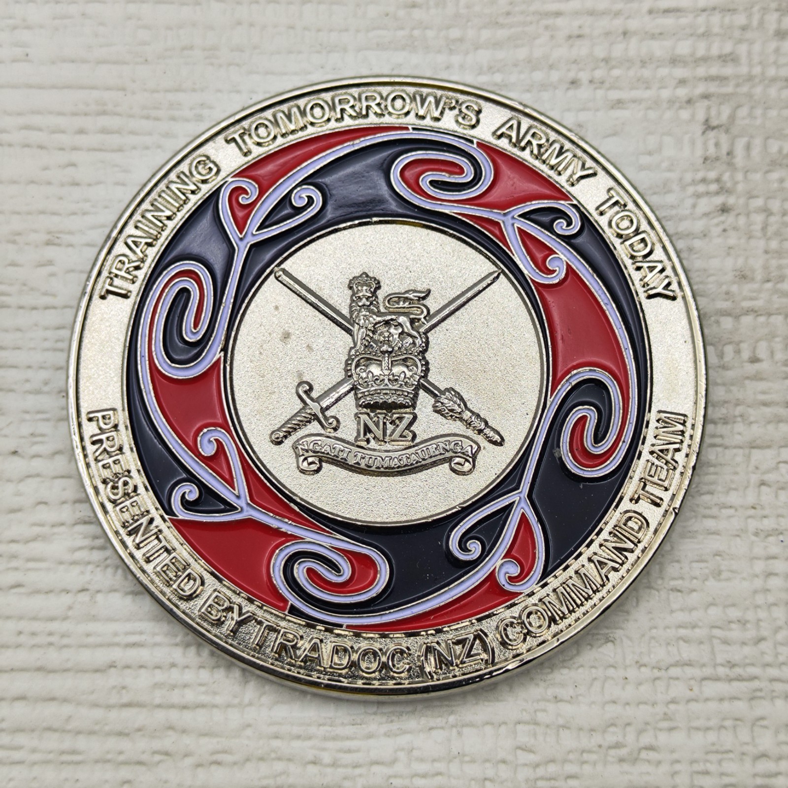 New Zealand Training & Doctrine Command Challenge Coin