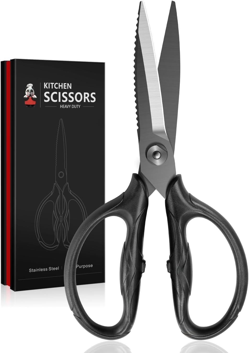 Titanium Heavy Duty Kitchen Scissors - Japanese 5Cr15MoV Stainless Steel Shears,