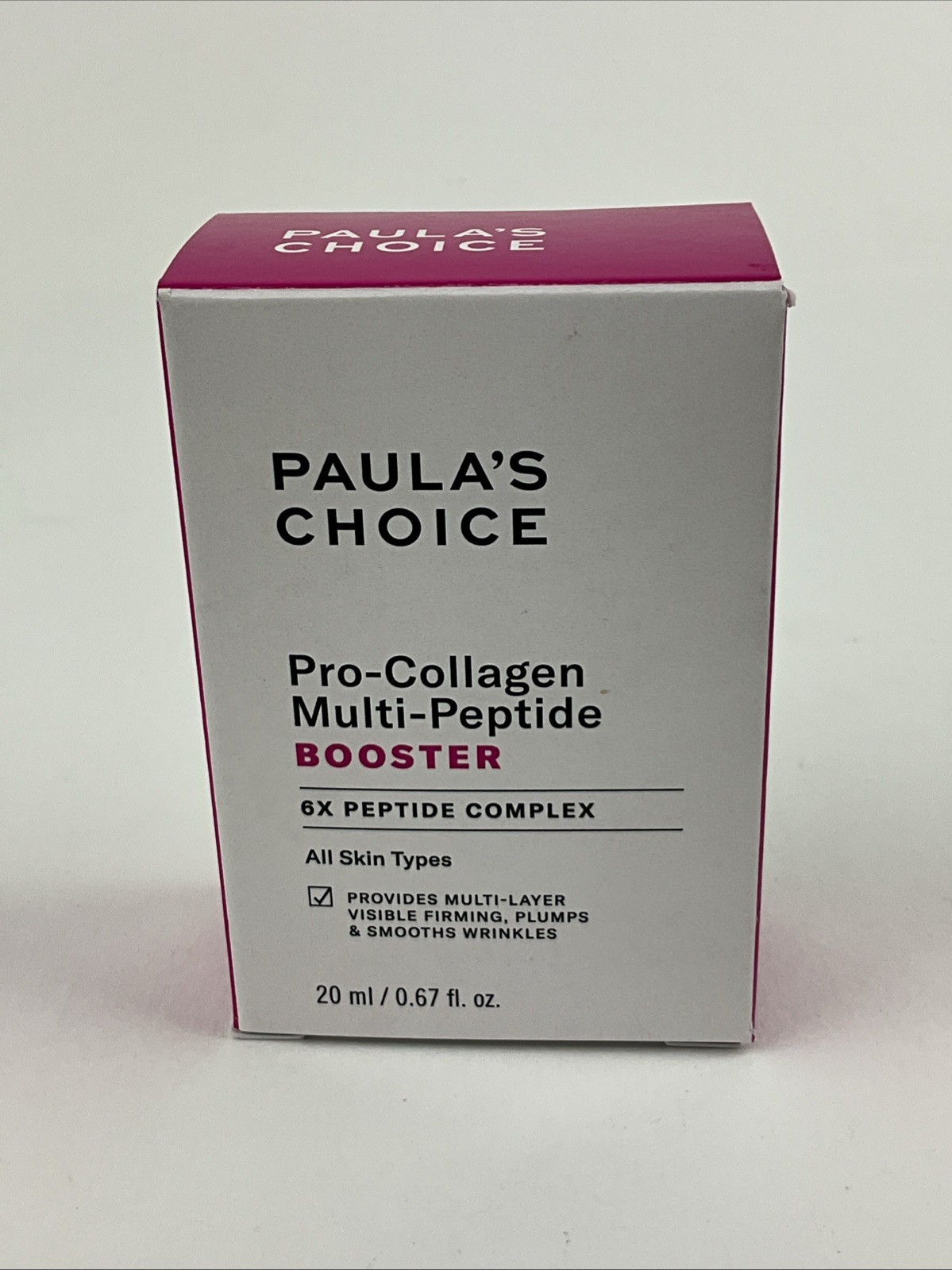 Paula's Choice Pro-Collagen Multi-Peptide Booster 6x Peptide Complex 20mL NIB R4