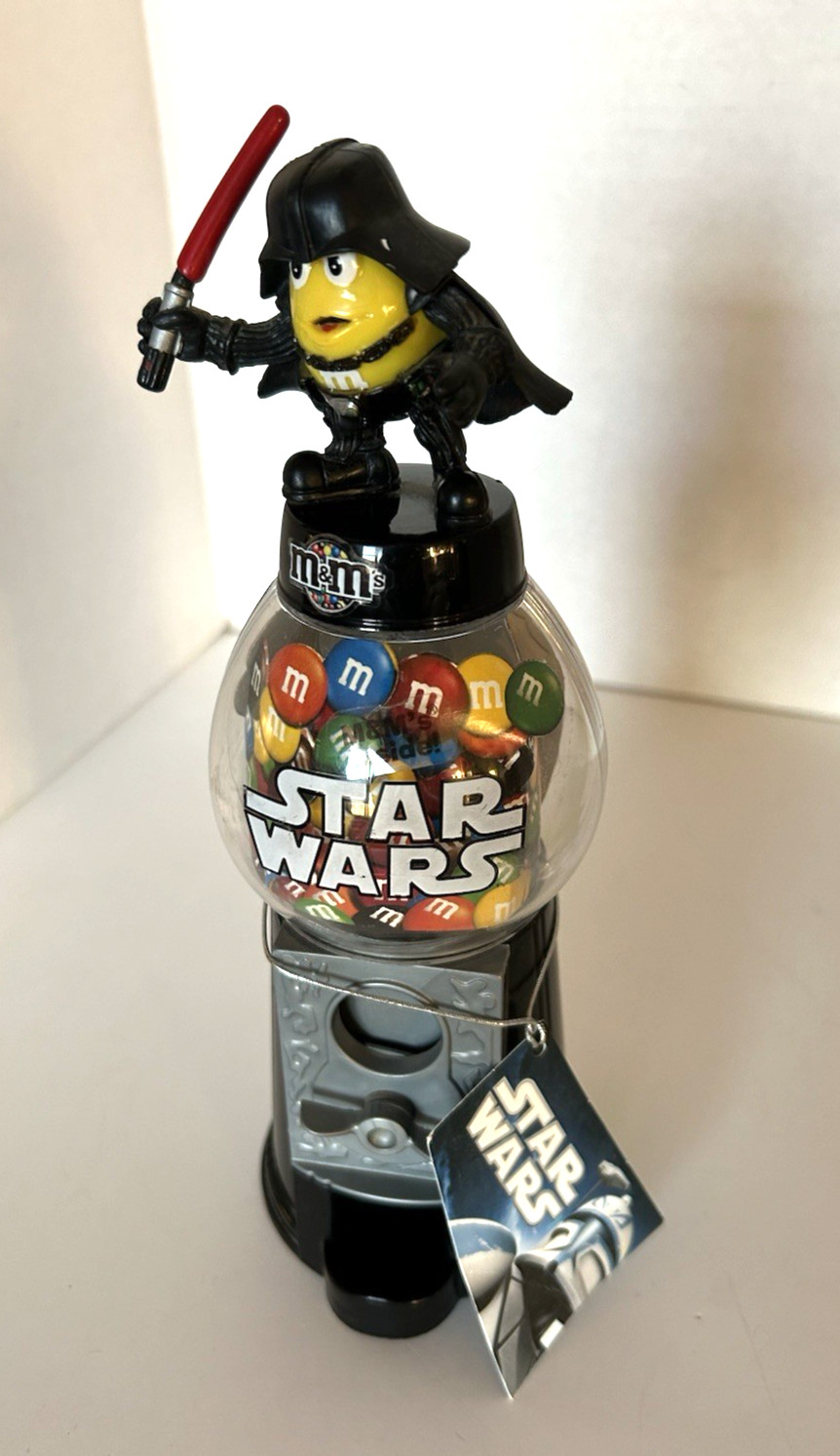 M&M's Star Wars Darth Vader Candy Dispenser w/ Tag Black 9"