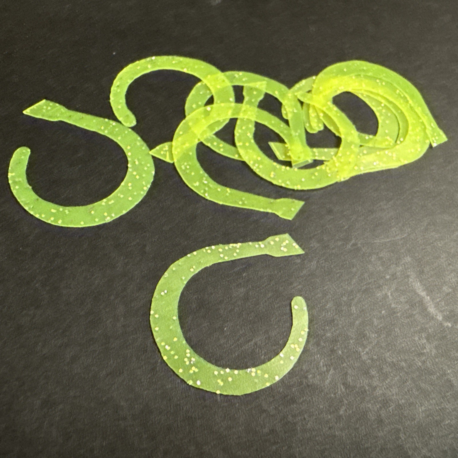 Wapsi Fly Tails Small Chartreuse/Silver Flake