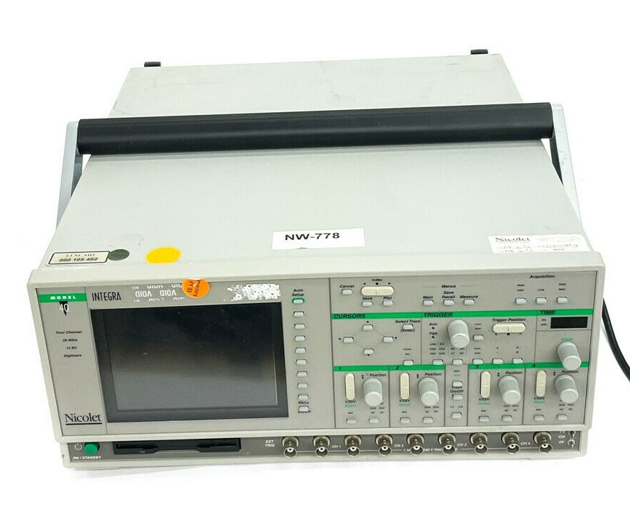 Nicolet Integra Model 40 Digital Oscilloscope 4 Channel 20 MS/a 12 Bit 5 MHz