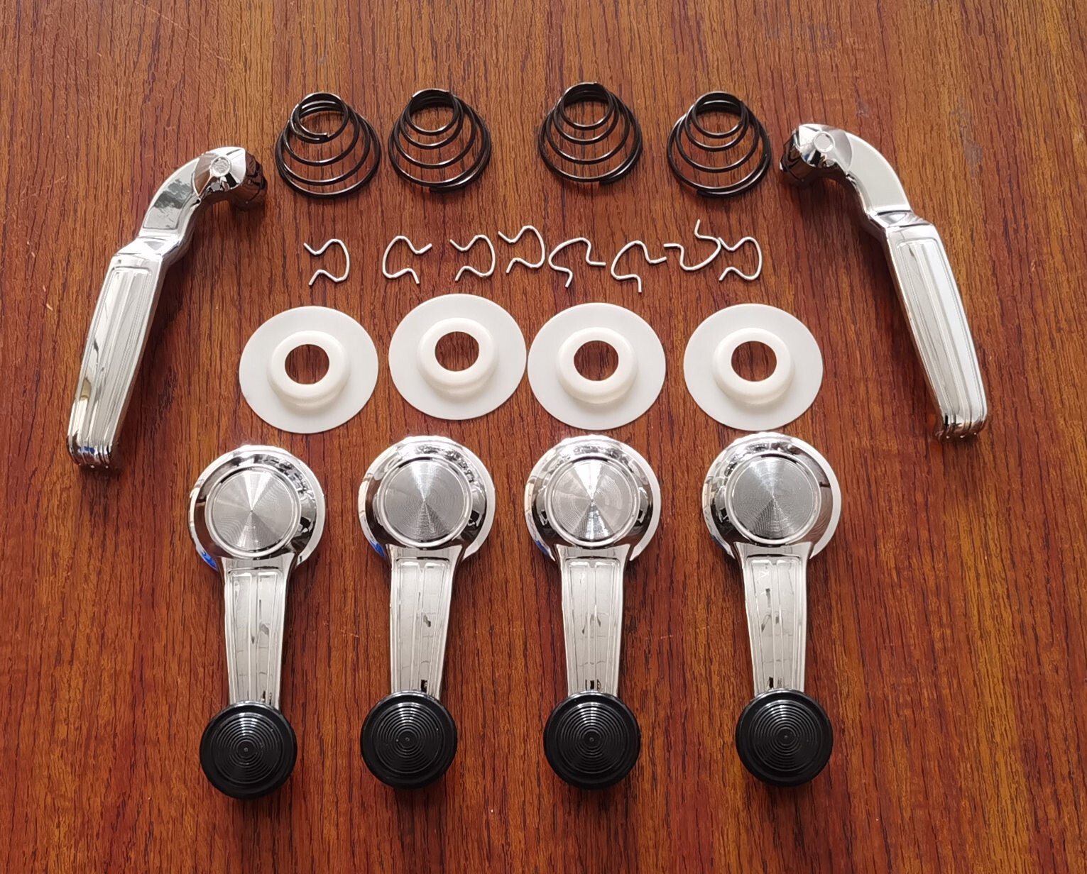 1969 70 71 72 73 74 Nova Window Cranks Door Handles Springs Washers Kit