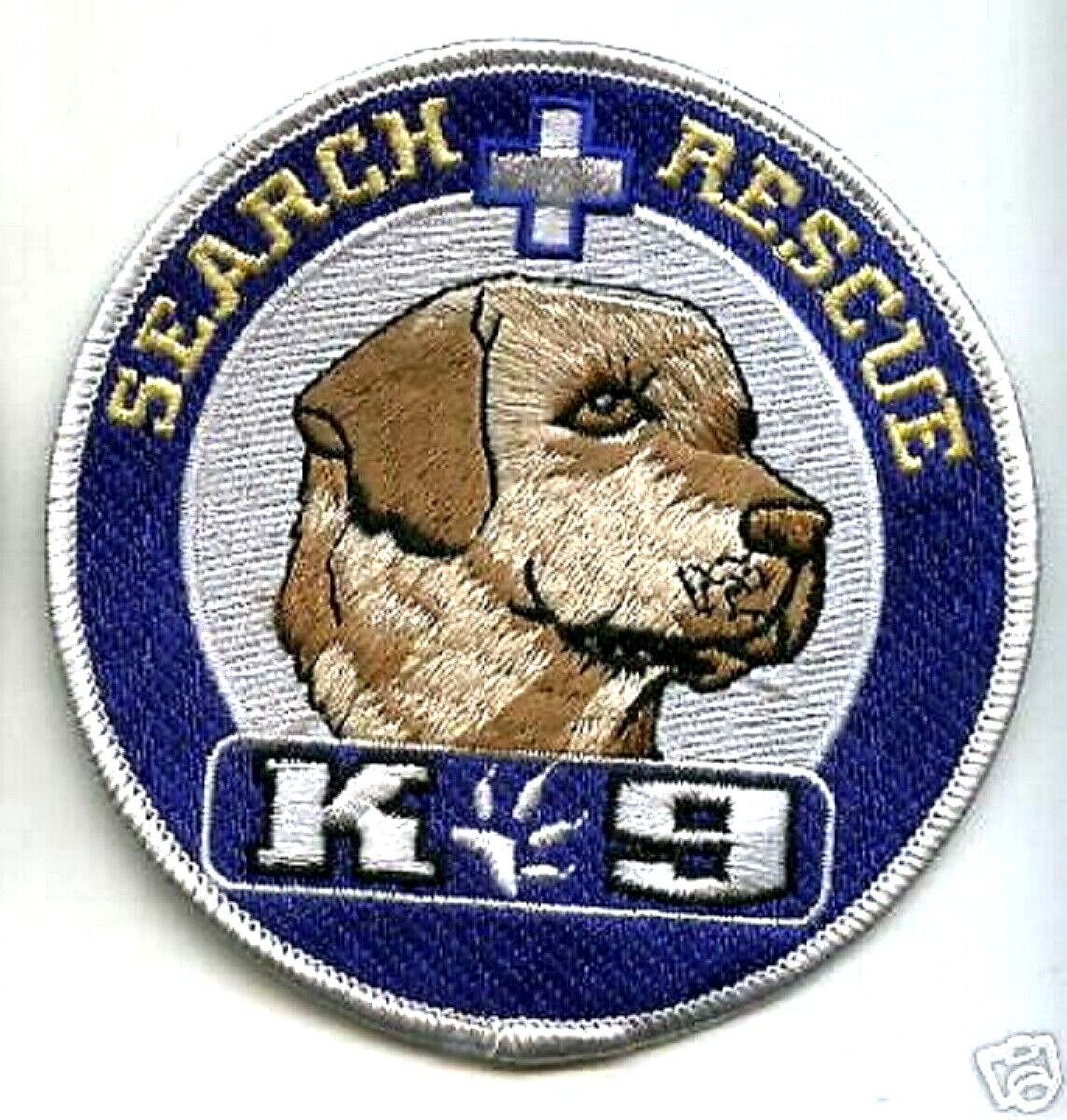 MILITARY CANINE MP SWAT POLICE K9 LABRADOR RETRIEVER SEARCH/RESCUE Iron-on PATCH