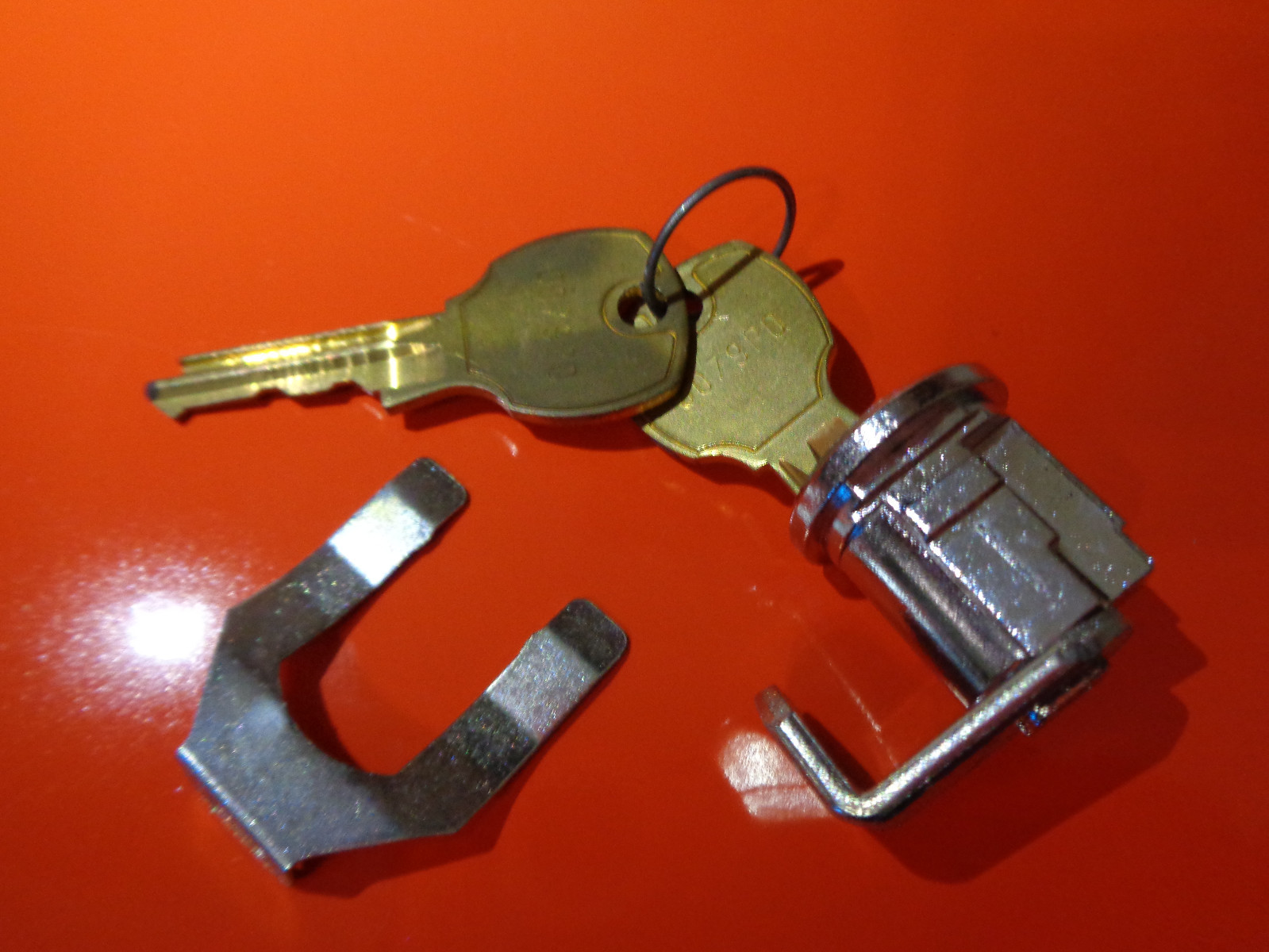 National C8722, Mail Box Lock & Keys, 5-Pin Tumbler, Dura Steel, FC722, NEW