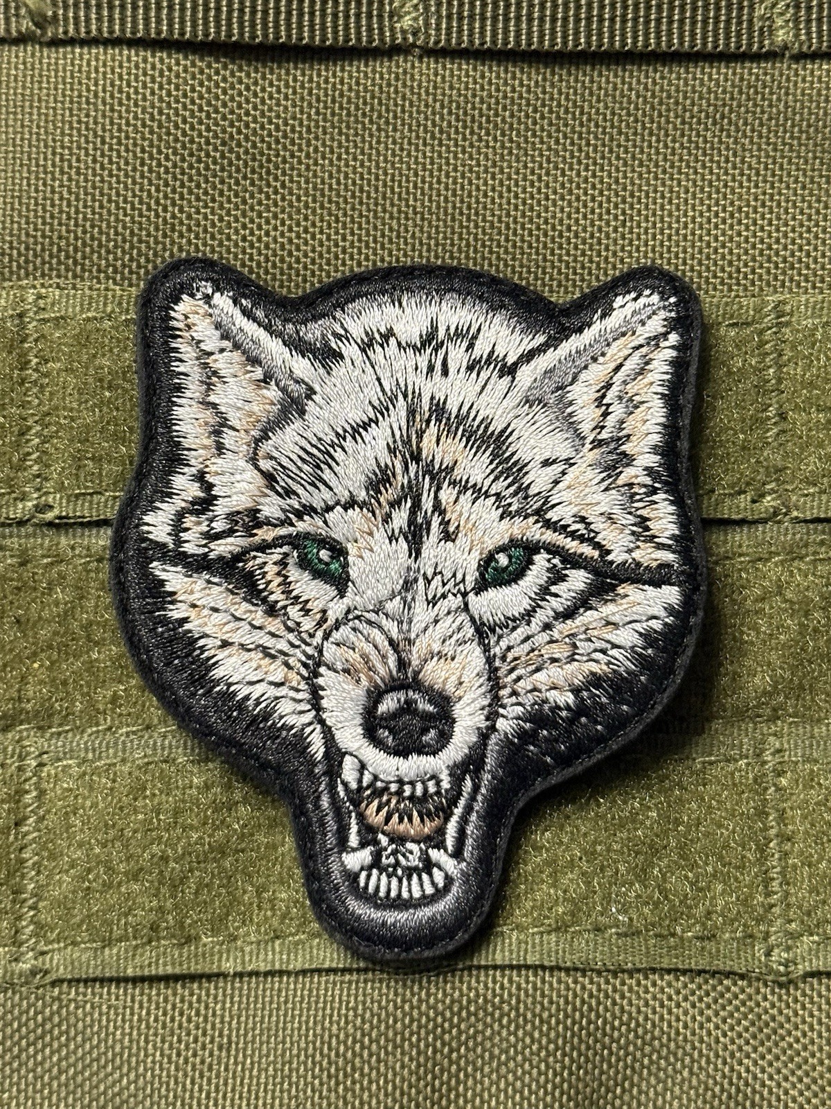 White Wolf Predator Hook Loop Morale Patch