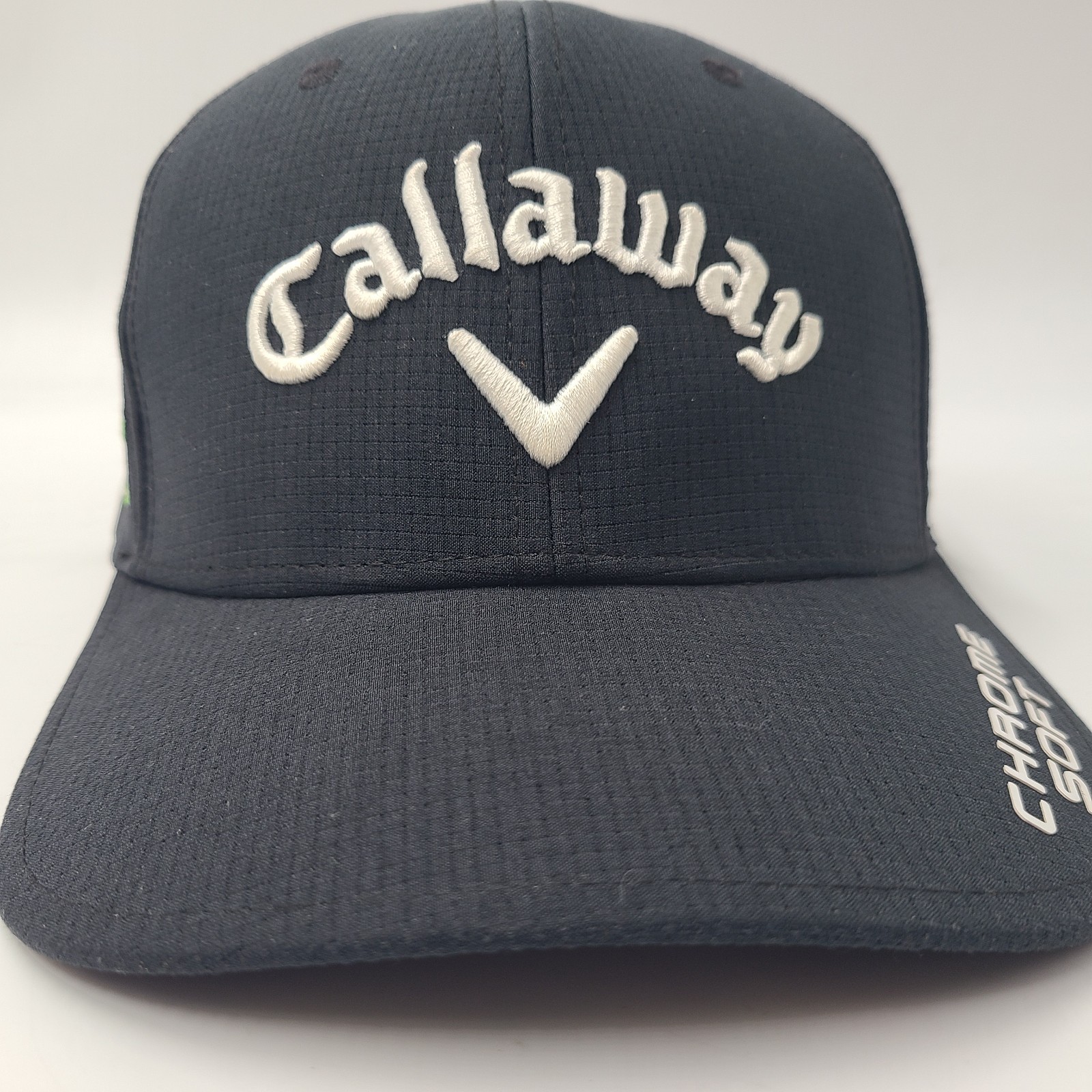 Callaway Hat Adjustable Golf Chrome Soft Apex Epic Odyssey Black White Polyester