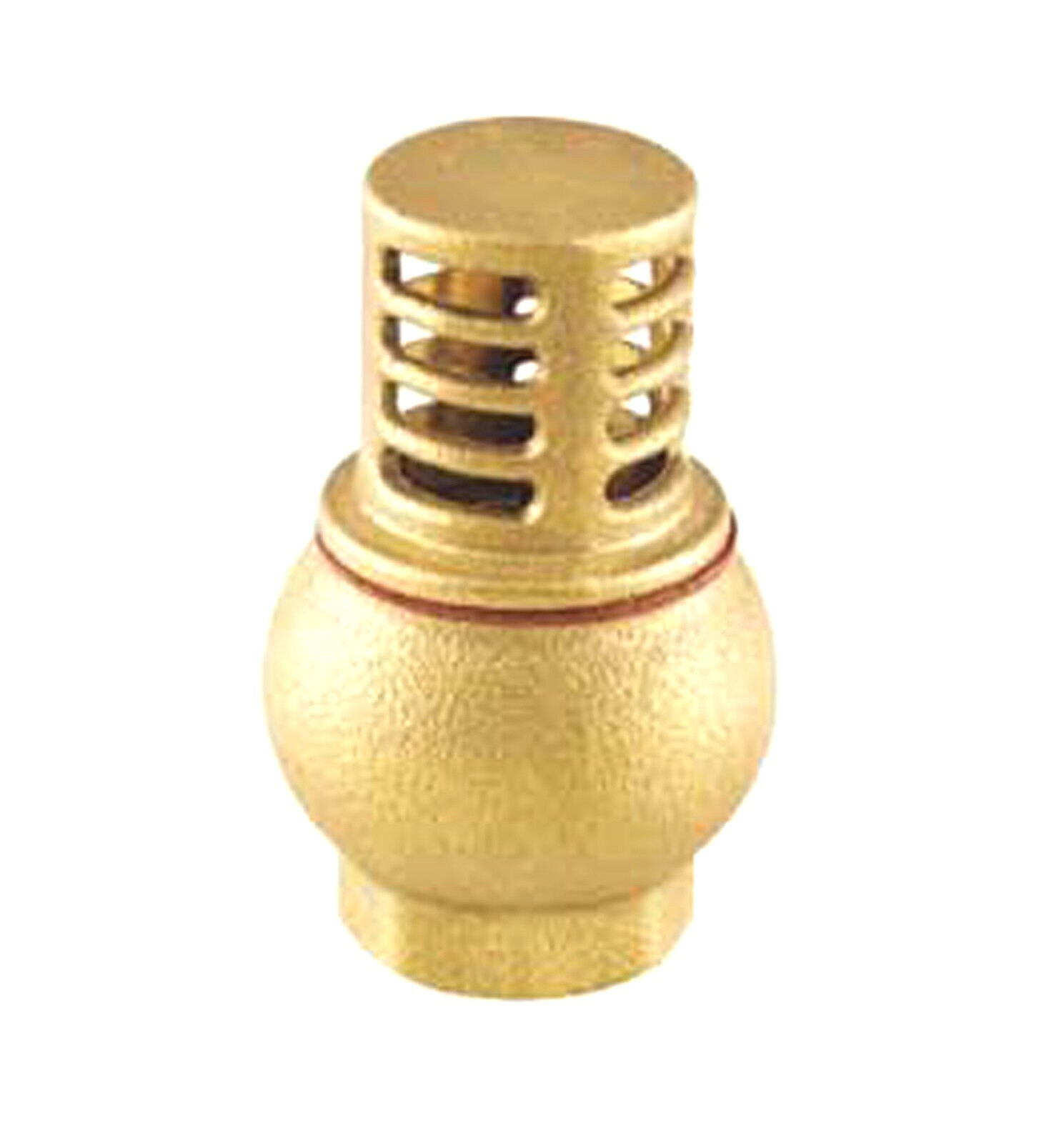 1-1/4" NPT Pipe Female Threaded Brass Foot Check Valve FPT One Way Inline Screen