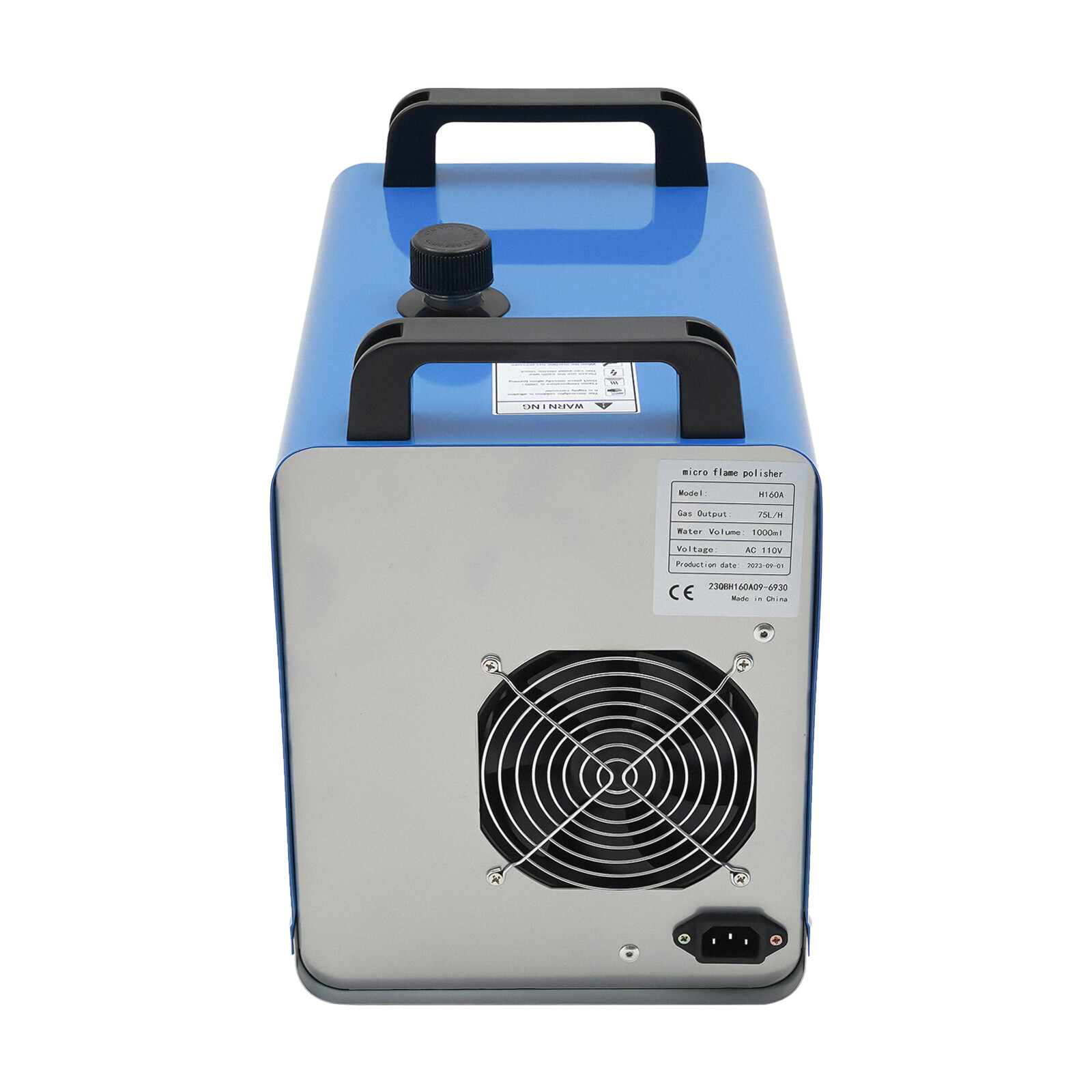 H160 75L Oxygen Hydrogen HHO Gas Flame Generator Torch Acrylic Polisher Machine