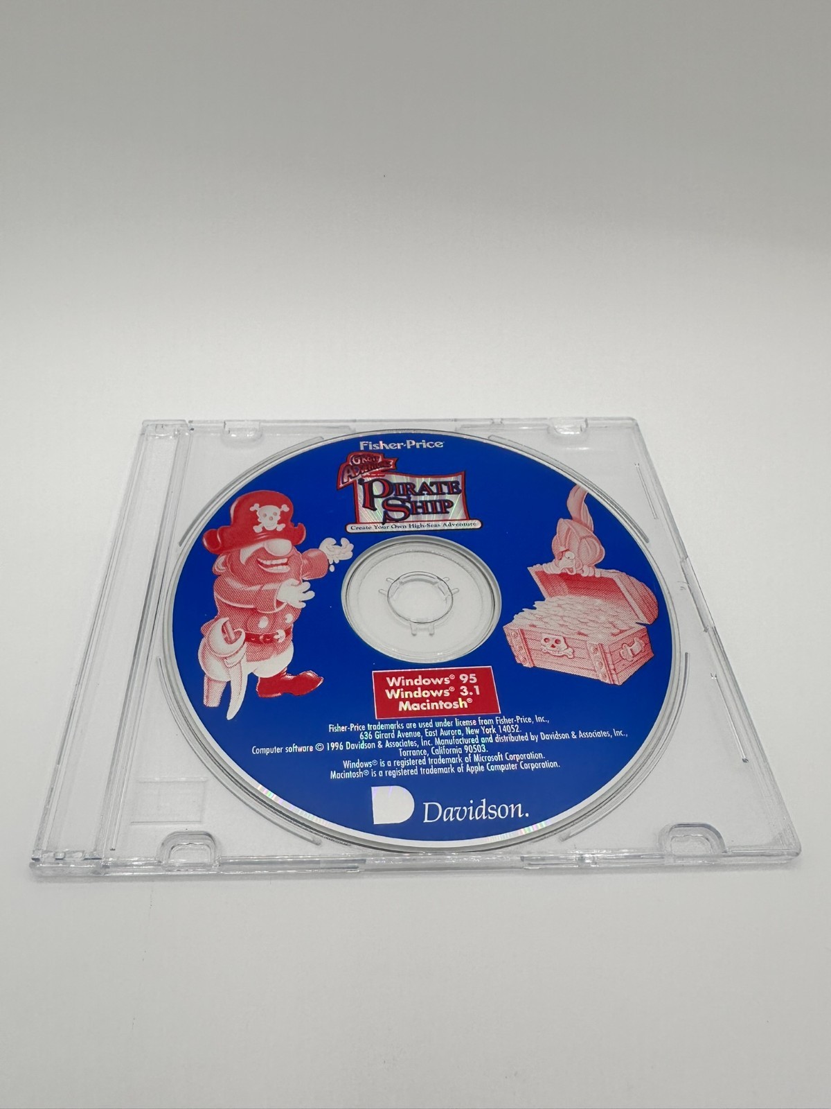 Fisher Price: Great Adventures Pirate Ship Computer Game Win 98/3.1/Mac (1996)