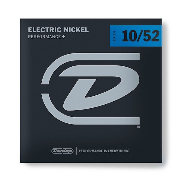 Dunlop Performance+ Electric Guitar Strings; gauges 10-52