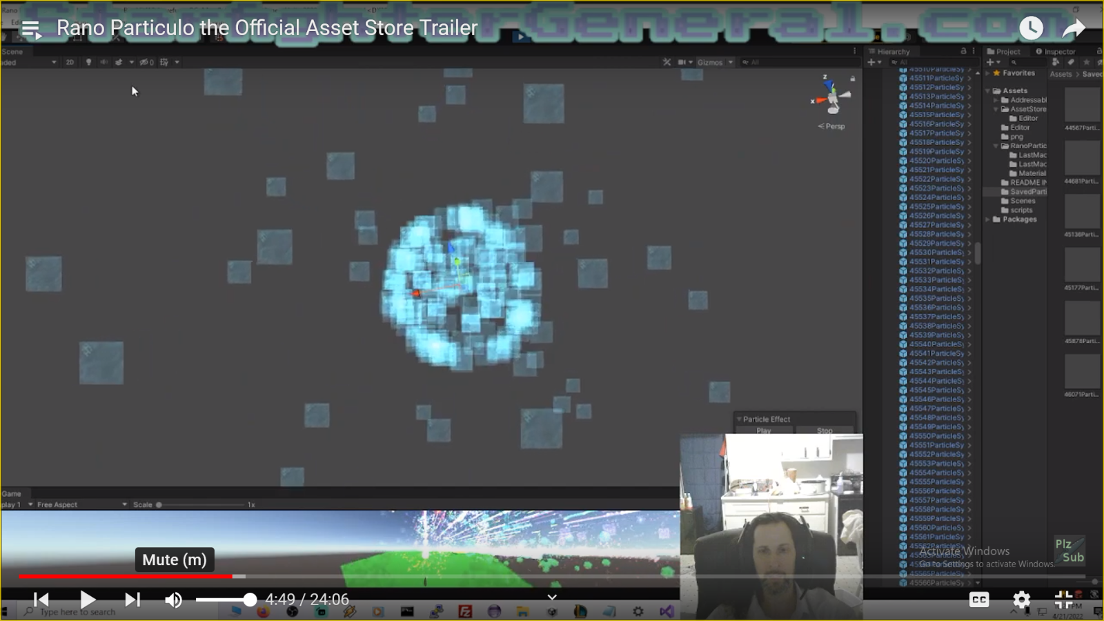Unity3d: RANO PARTICULO PARTICLE EFFECT GENERATOR! Making games never so fun.