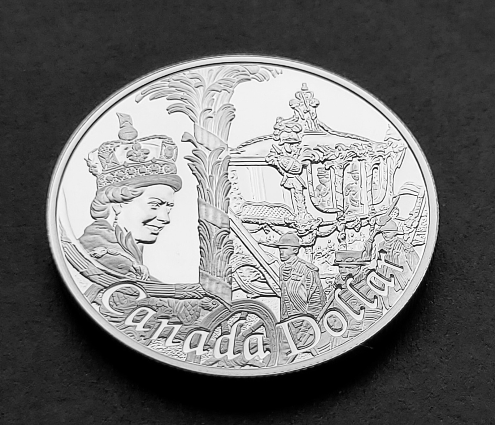 ***  CANADA  PROOF  SILVER  DOLLAR  2002  ***  GOLDEN  JUBILEE  ***