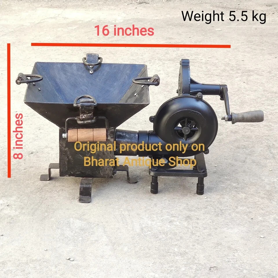 Squire Forge Furnace With Hand Blower Pedal Type Handle Working Functional Tool
